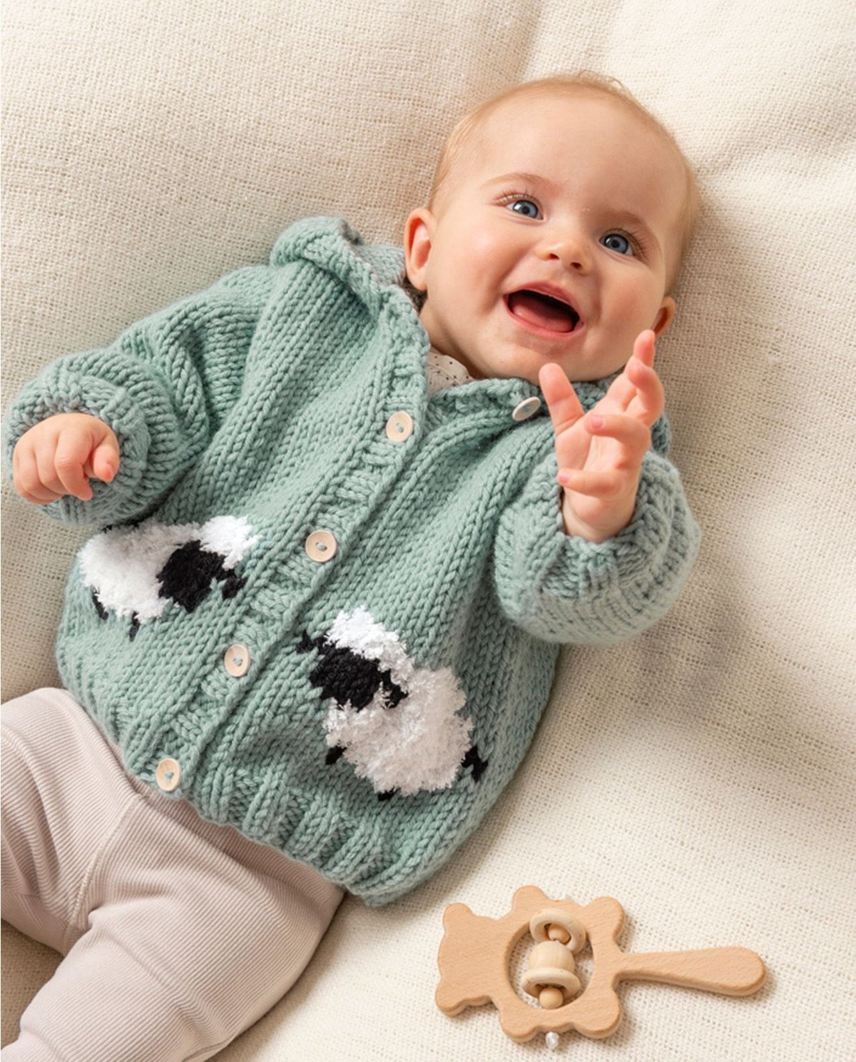 Babypaletot patroon Léon