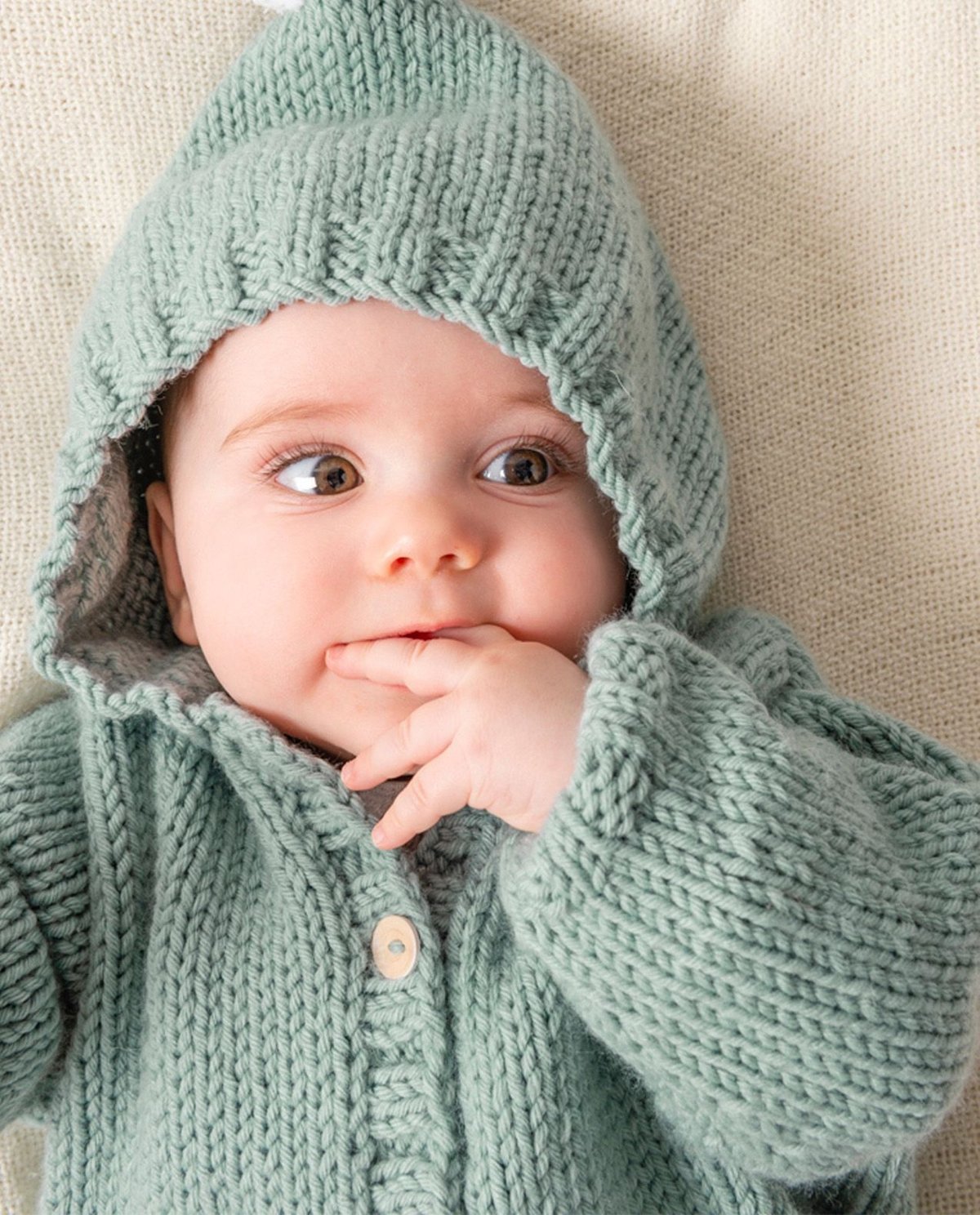 Babypaletot patroon Léon