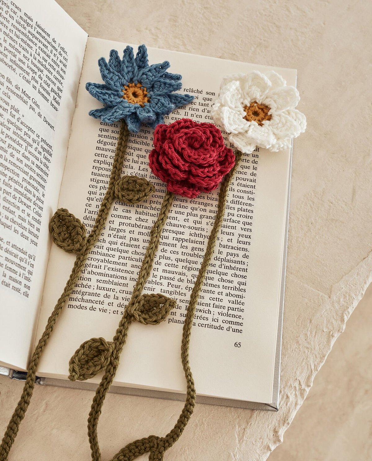 Flower Bookmark Pattern