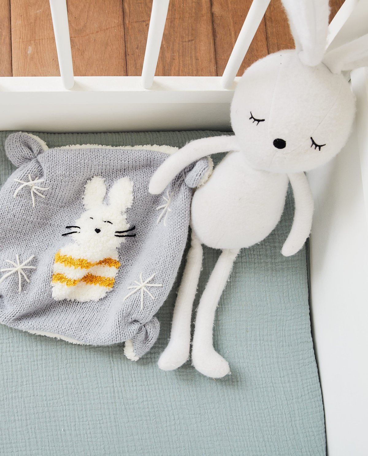 Baby Comfort Buddy Pattern Ice Blue