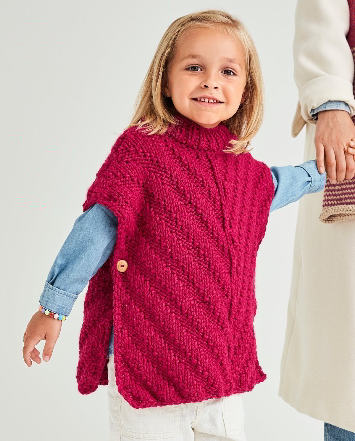 Ryanna Poncho Meisje Model