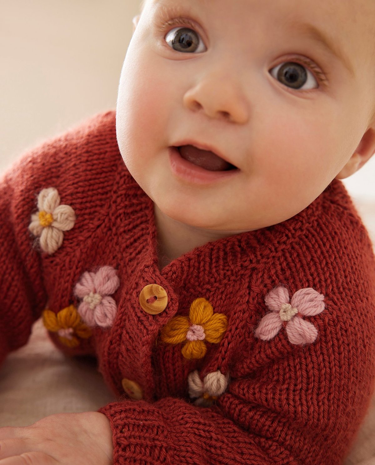 Lorette Baby Cardigan Pattern