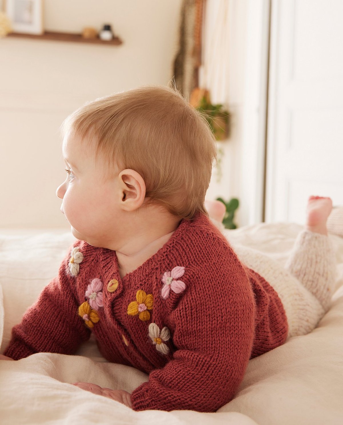 Lorette Baby Cardigan Pattern