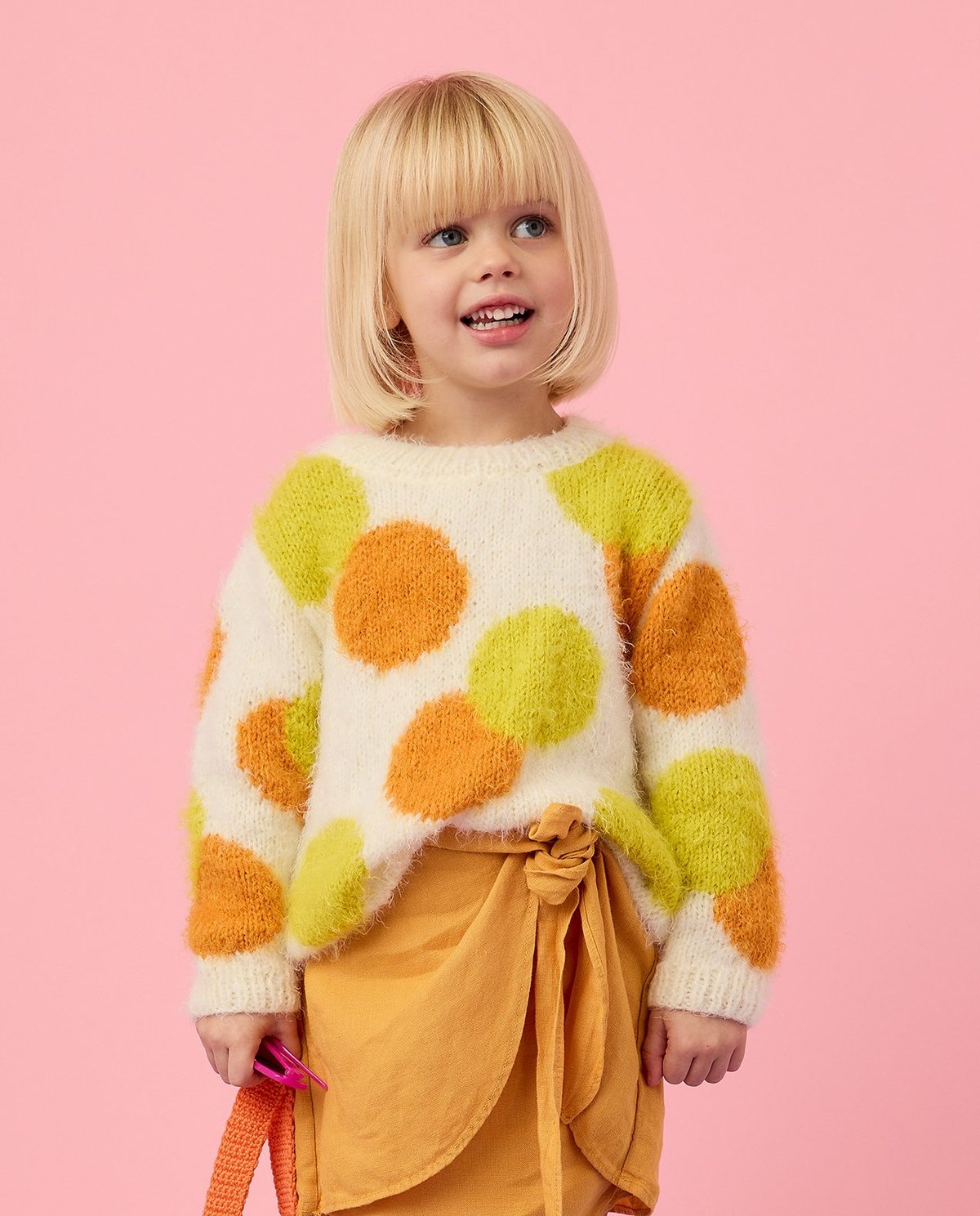Modèle Pull Enfant Agrumes