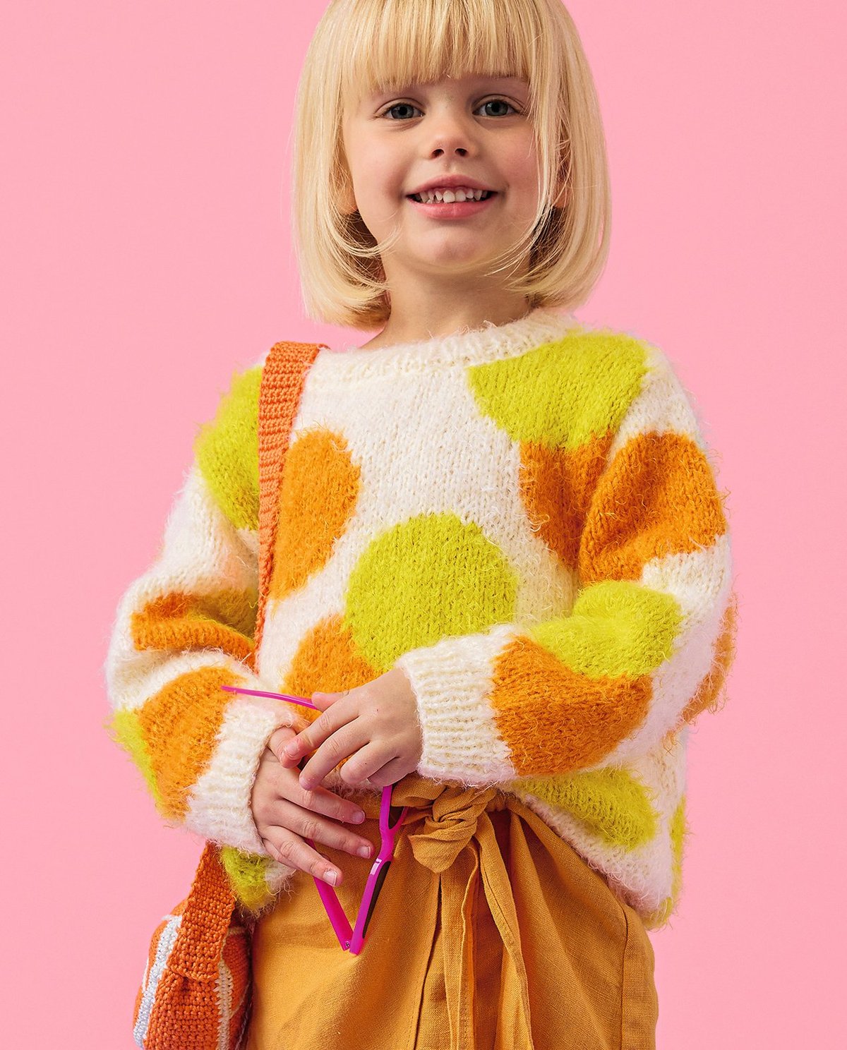 Modèle Pull Enfant Agrumes