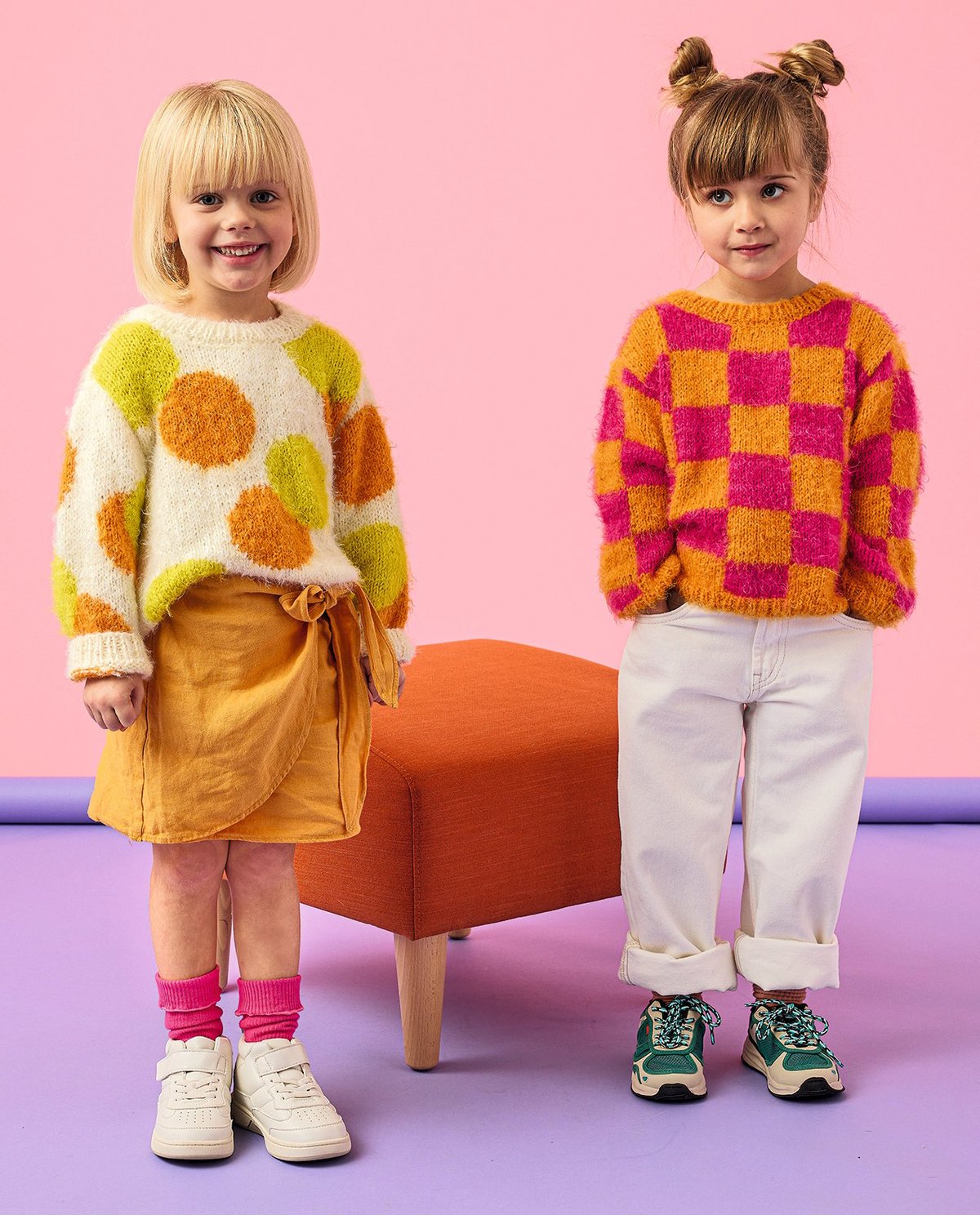 Modèle Pull Enfant Agrumes