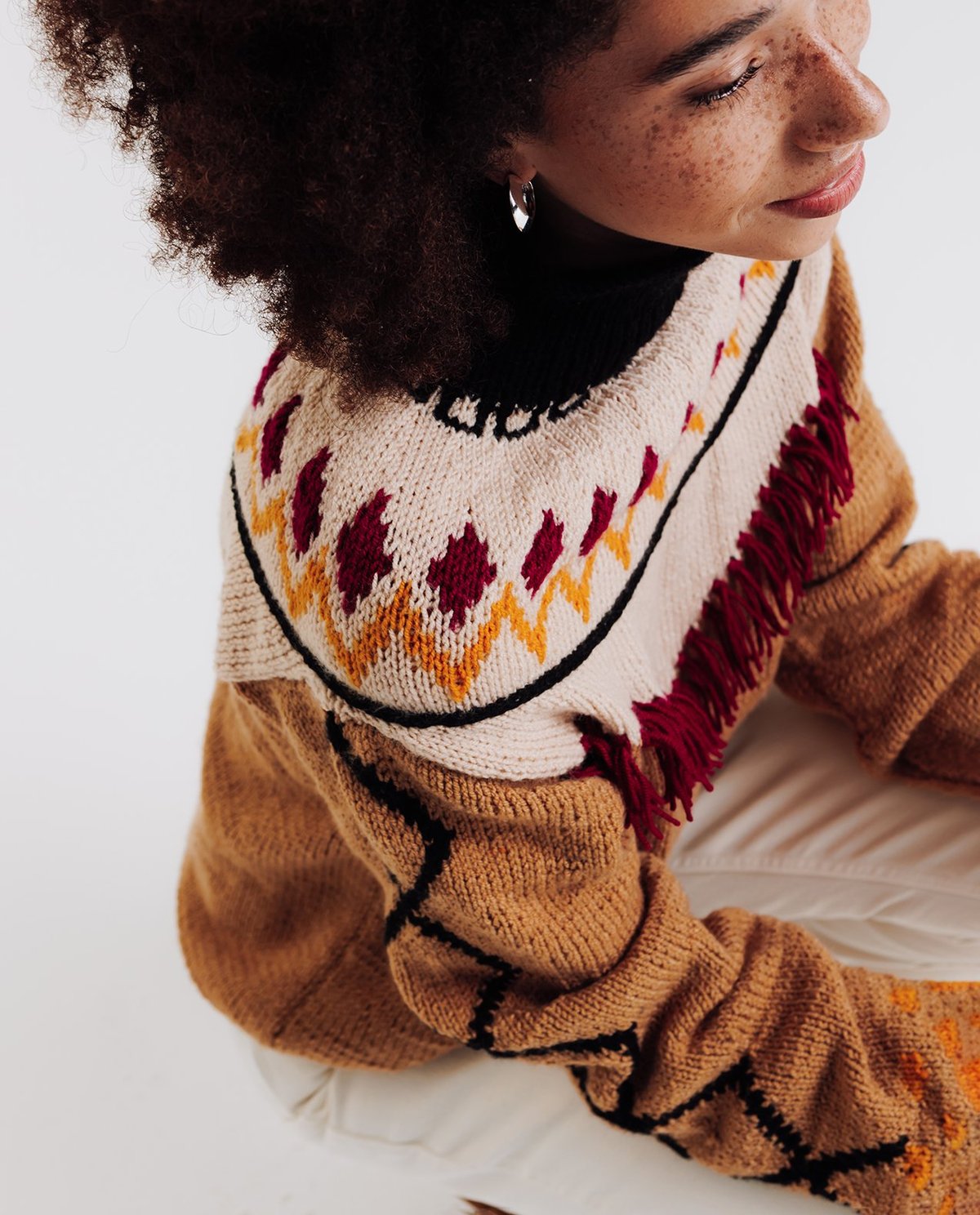 Modèle Pull Femme Western