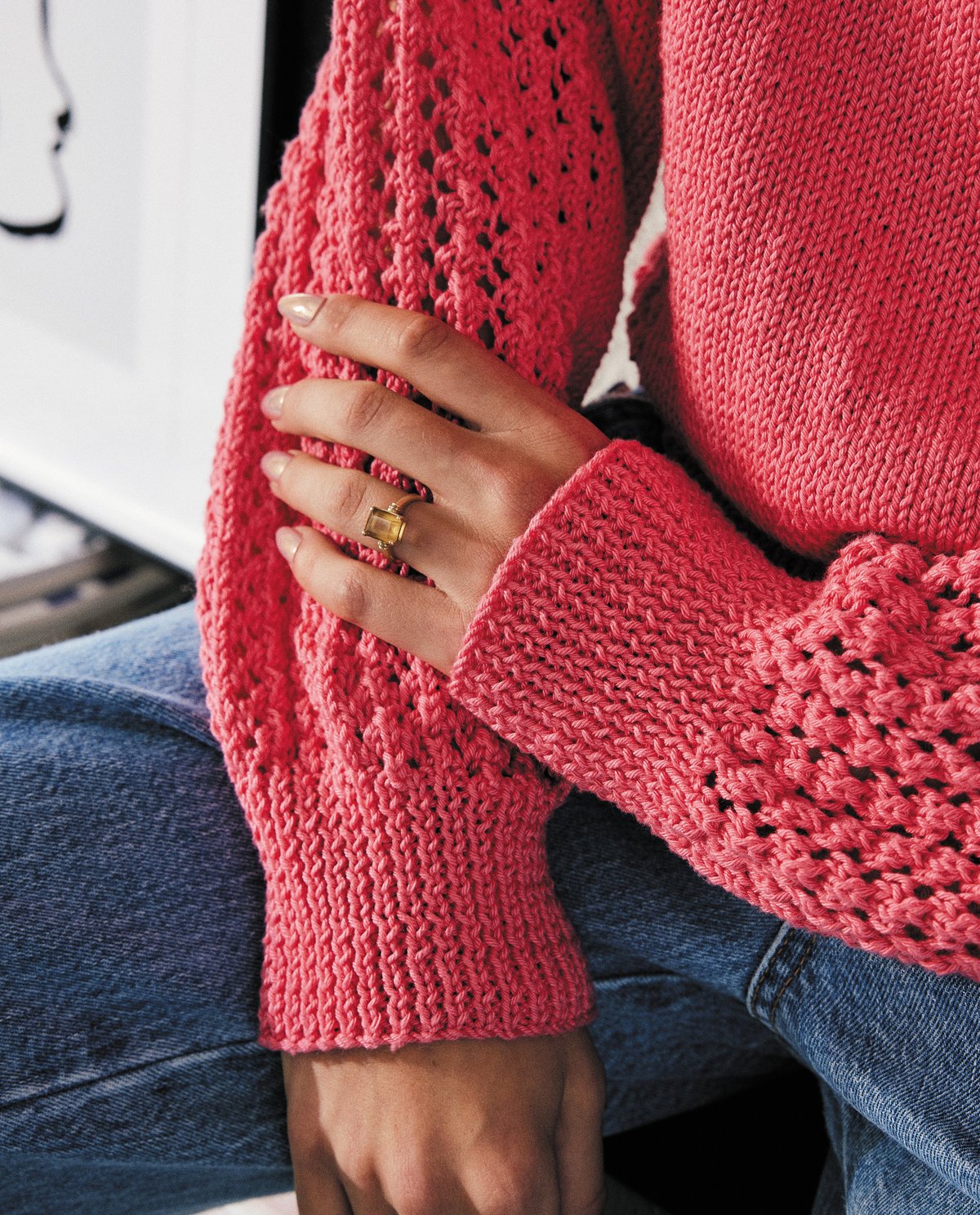 Women's Wimbledon Sweater Model