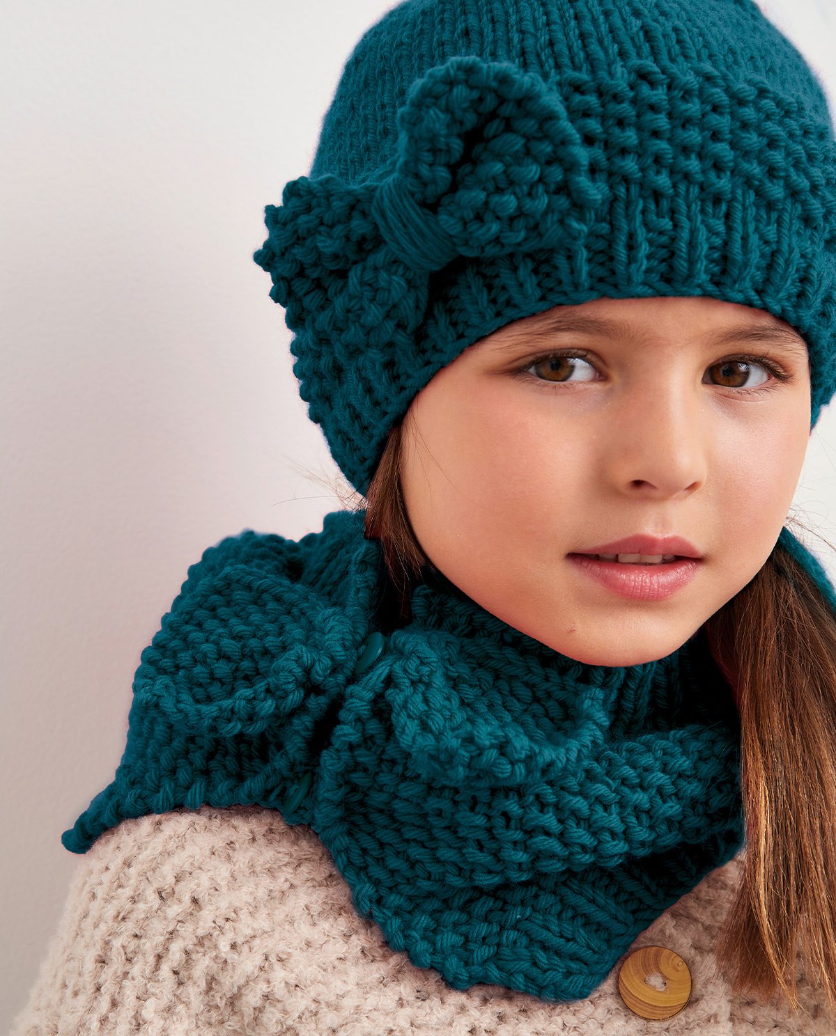 Kit Tricot Bonnet Echarpe Laine Kendra