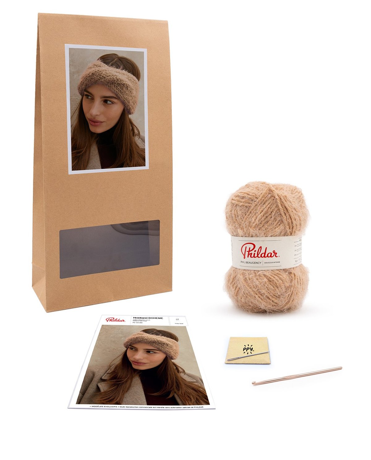 Bohemian Crochet Headband Kit