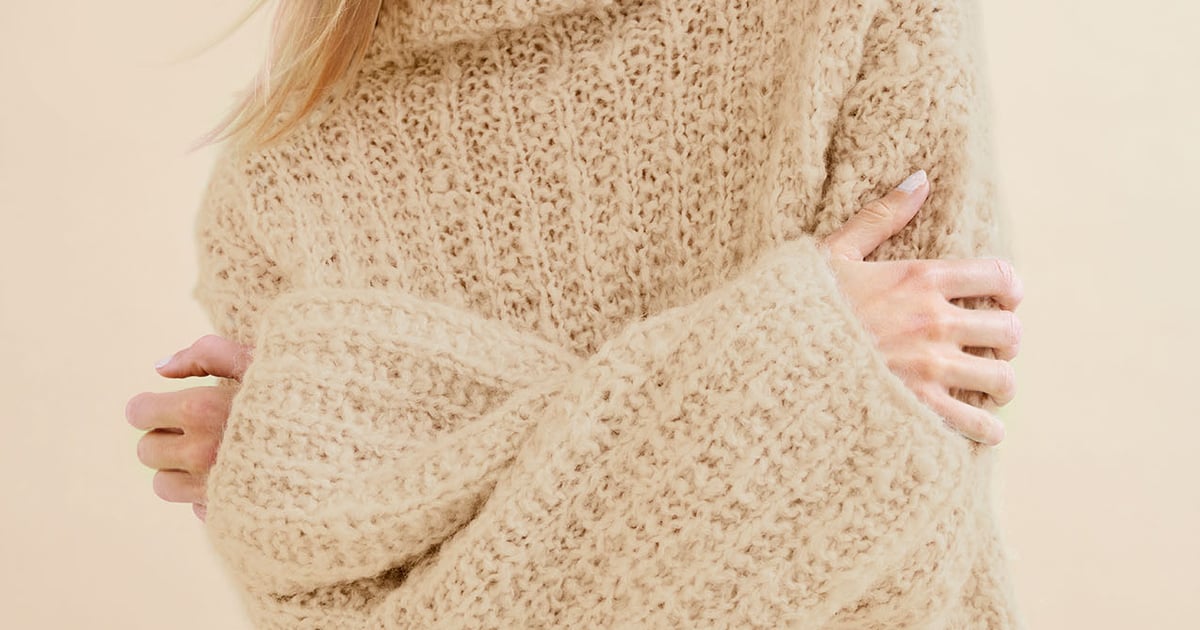Kit Tricot Super Grosse Laine Crème Pour Pull, Tailles 28/30 à 44/46, Aiguilles Incluses