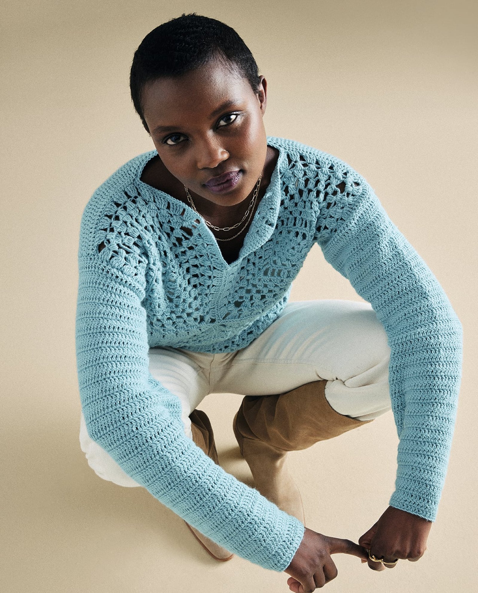 MODÈLE PULL FEMME ROSIE Femme • Phildar • Happywool