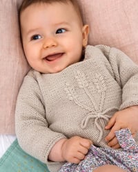 Babytrui model met strik