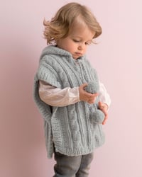 Albane meertjesponcho voor meisjes