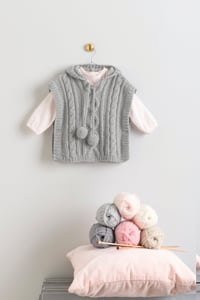 Albane meertjesponcho voor meisjes