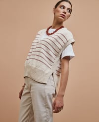 Dames mouwloos trui model Katarina