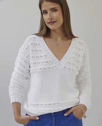 Opengewerkt Damestrui Model Phil Ecokatoen