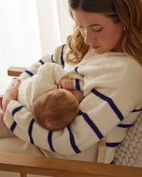 Women's Nursing Sweater Model Laurence