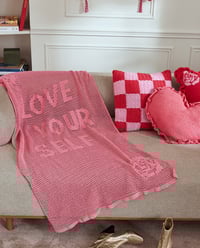 Knitting Pattern The Myself Throw Pillow