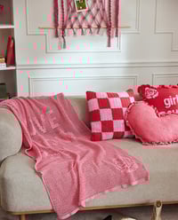 Knitting Pattern The Myself Throw Pillow