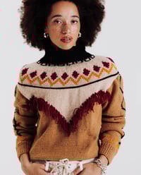 Modèle Pull Femme Western