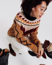 Modèle Pull Femme Western