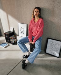 Women's Wimbledon Sweater Model