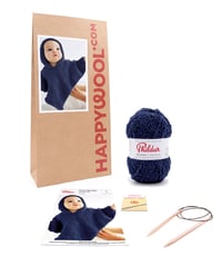 Knit Kit for Benjamin Baby Poncho