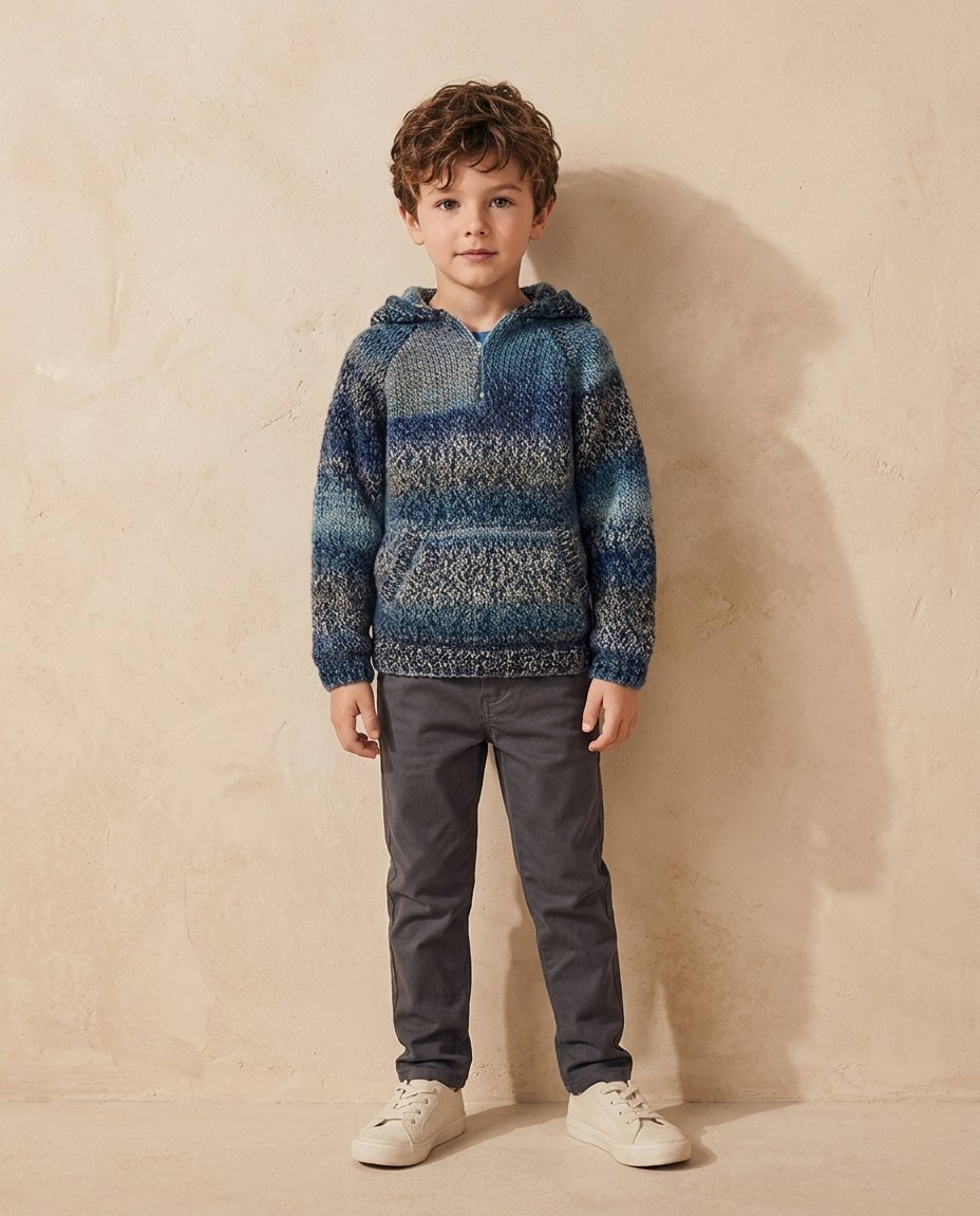 Modèle Pull Garçon Matéo Phil Mikado