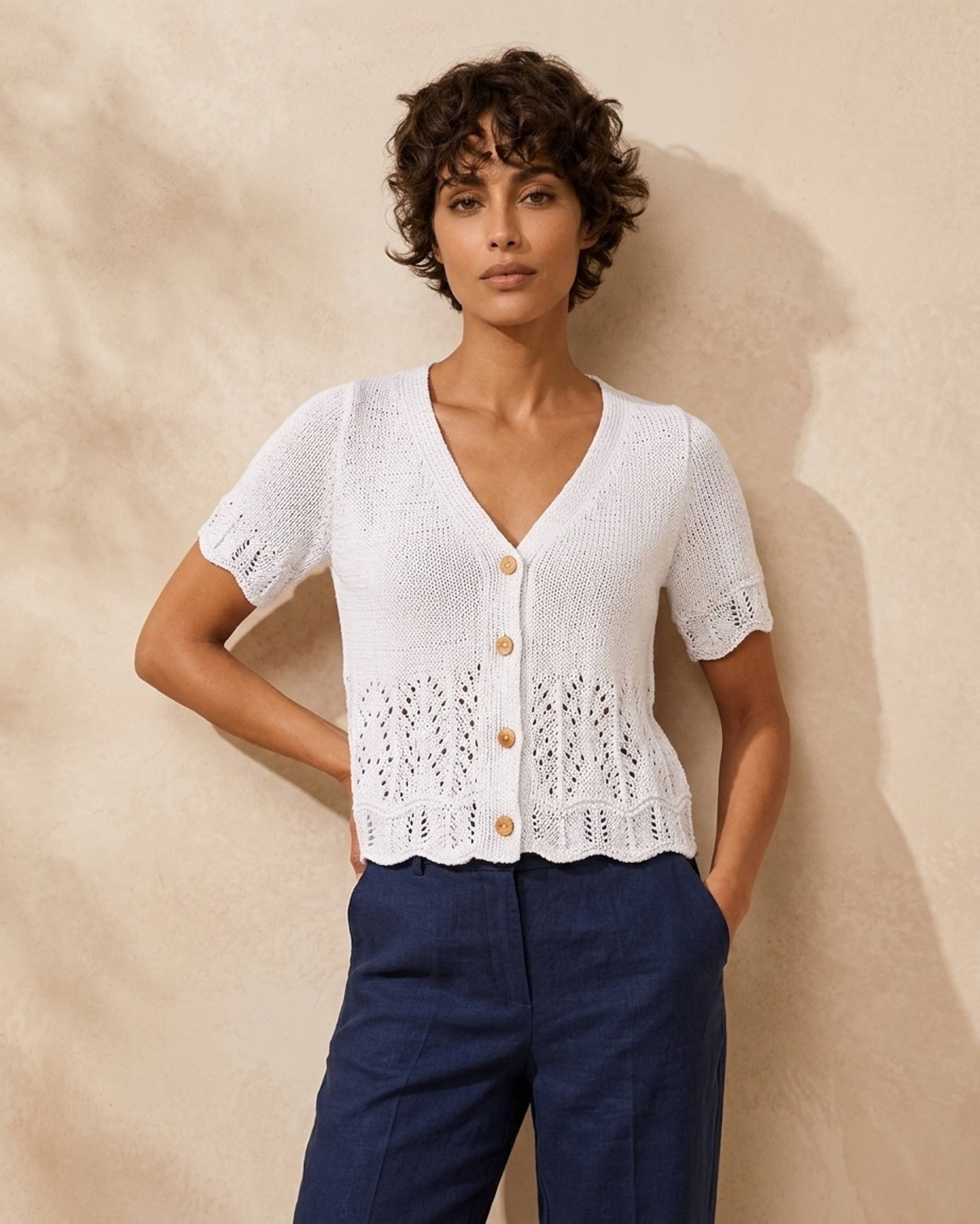 Modèle Gilet Court Femme Angie