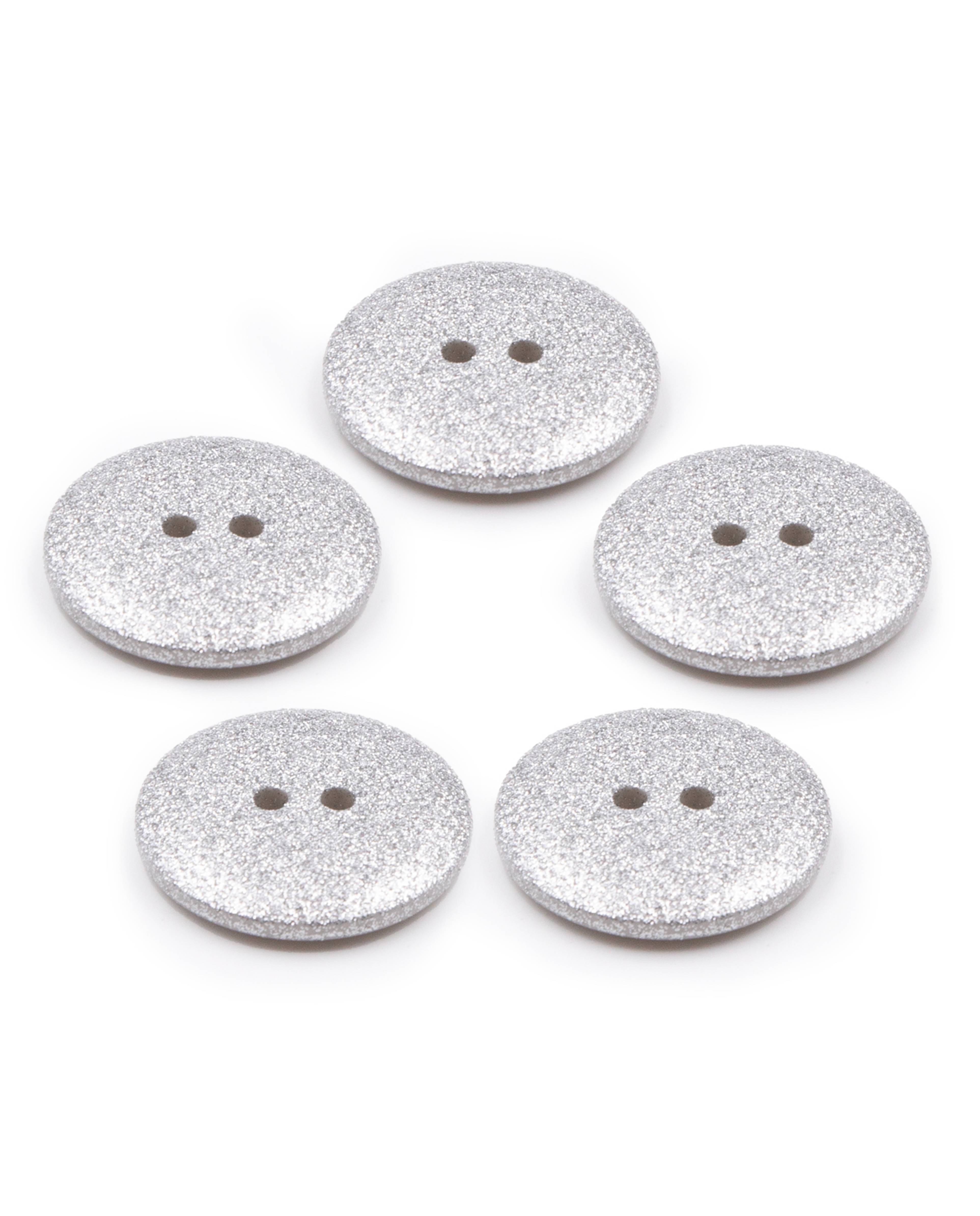Lot De 5 Boutons Ronds Colorés