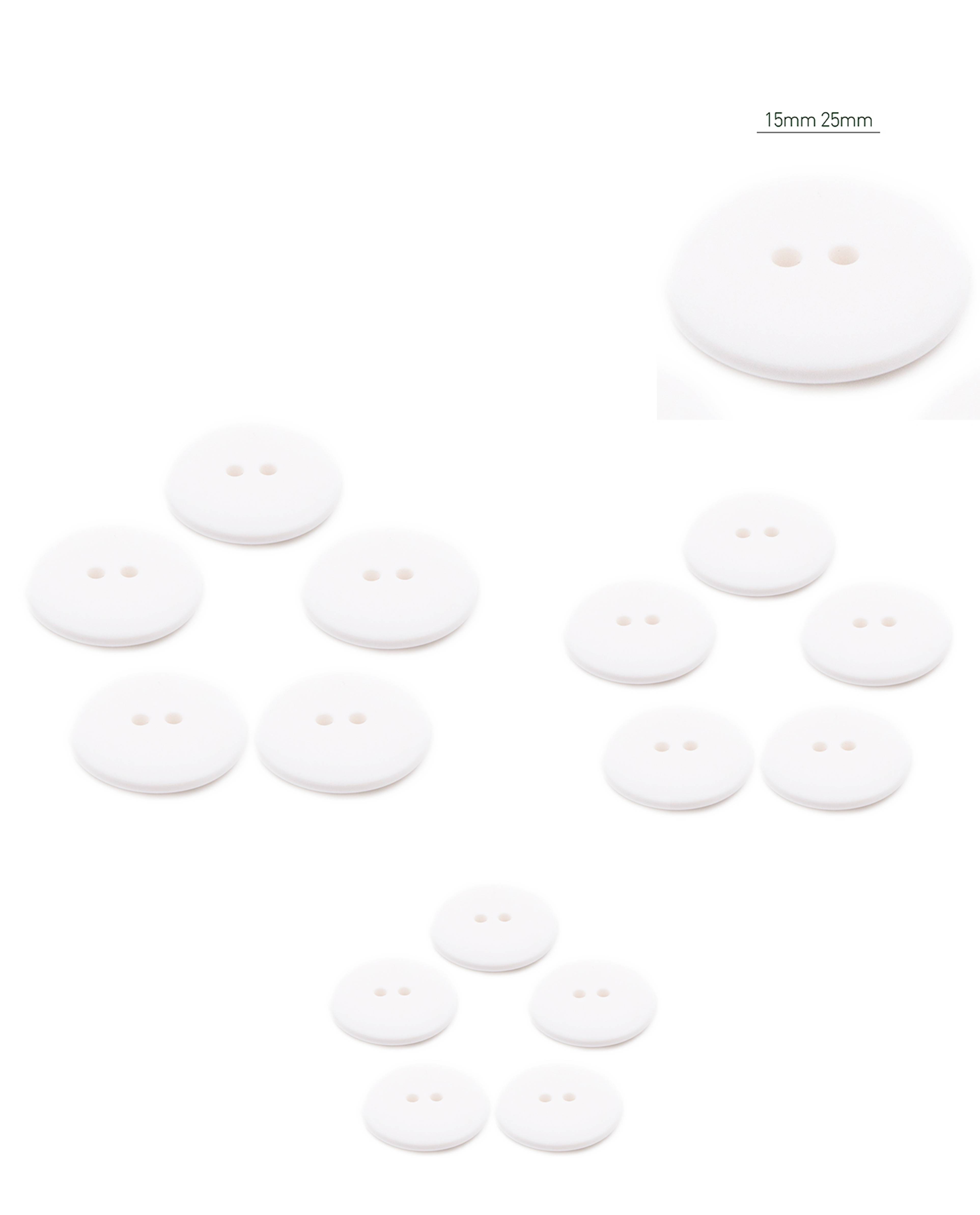 Lot De 5 Boutons Ronds Colorés
