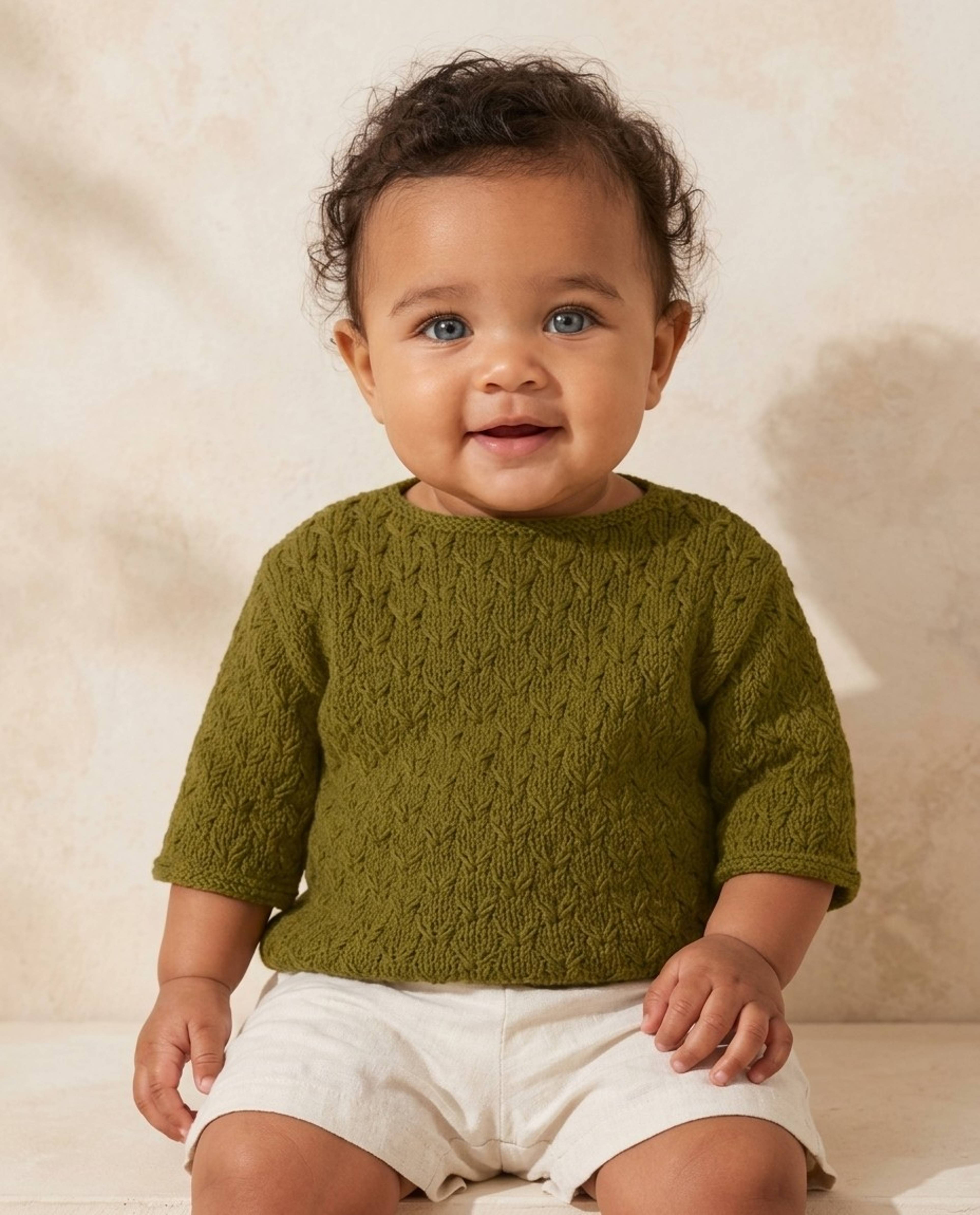 Modèle Pull Fille Véra Phil Ecocoton
