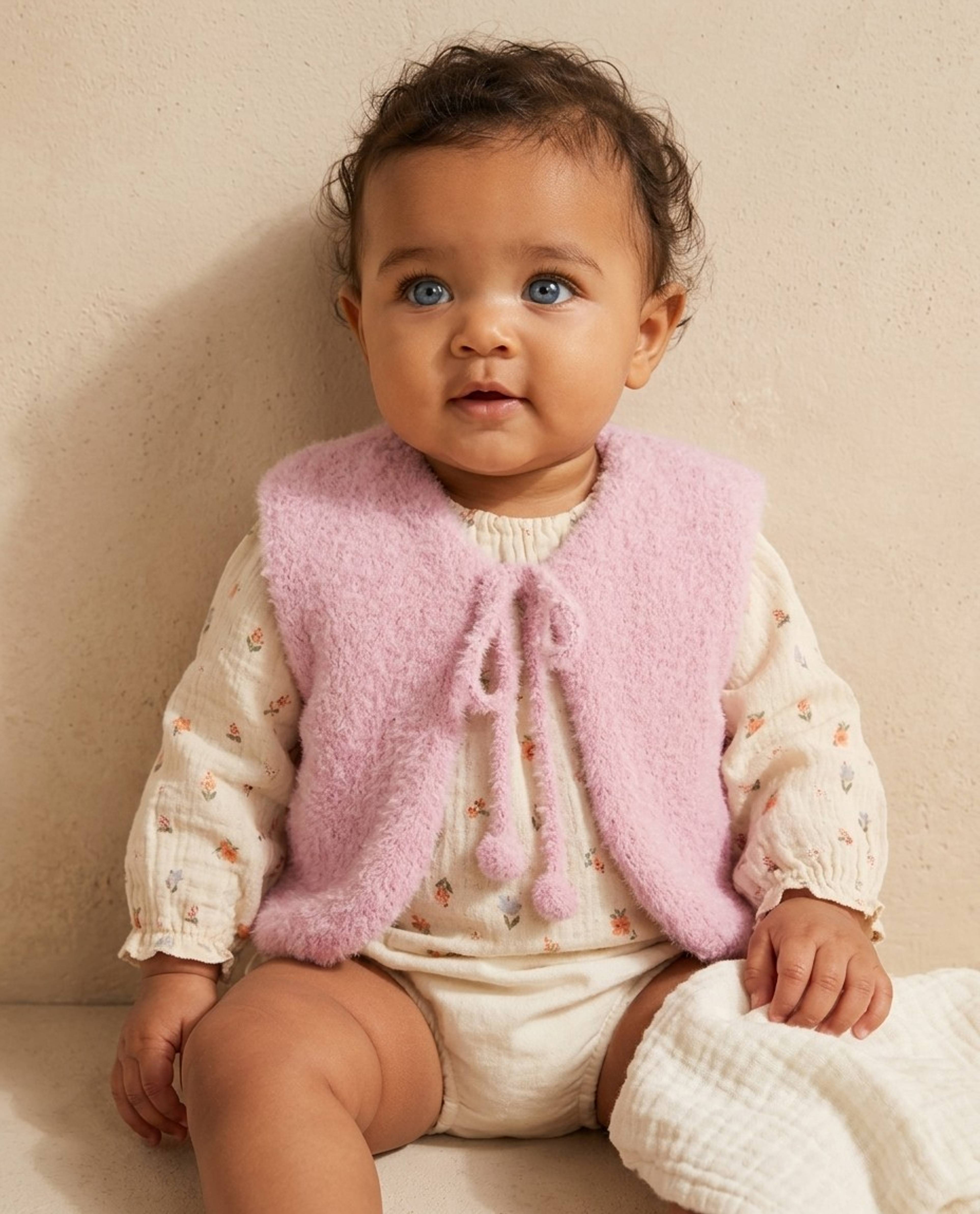 Modèle Gilet Sans Manche Bébé Honey