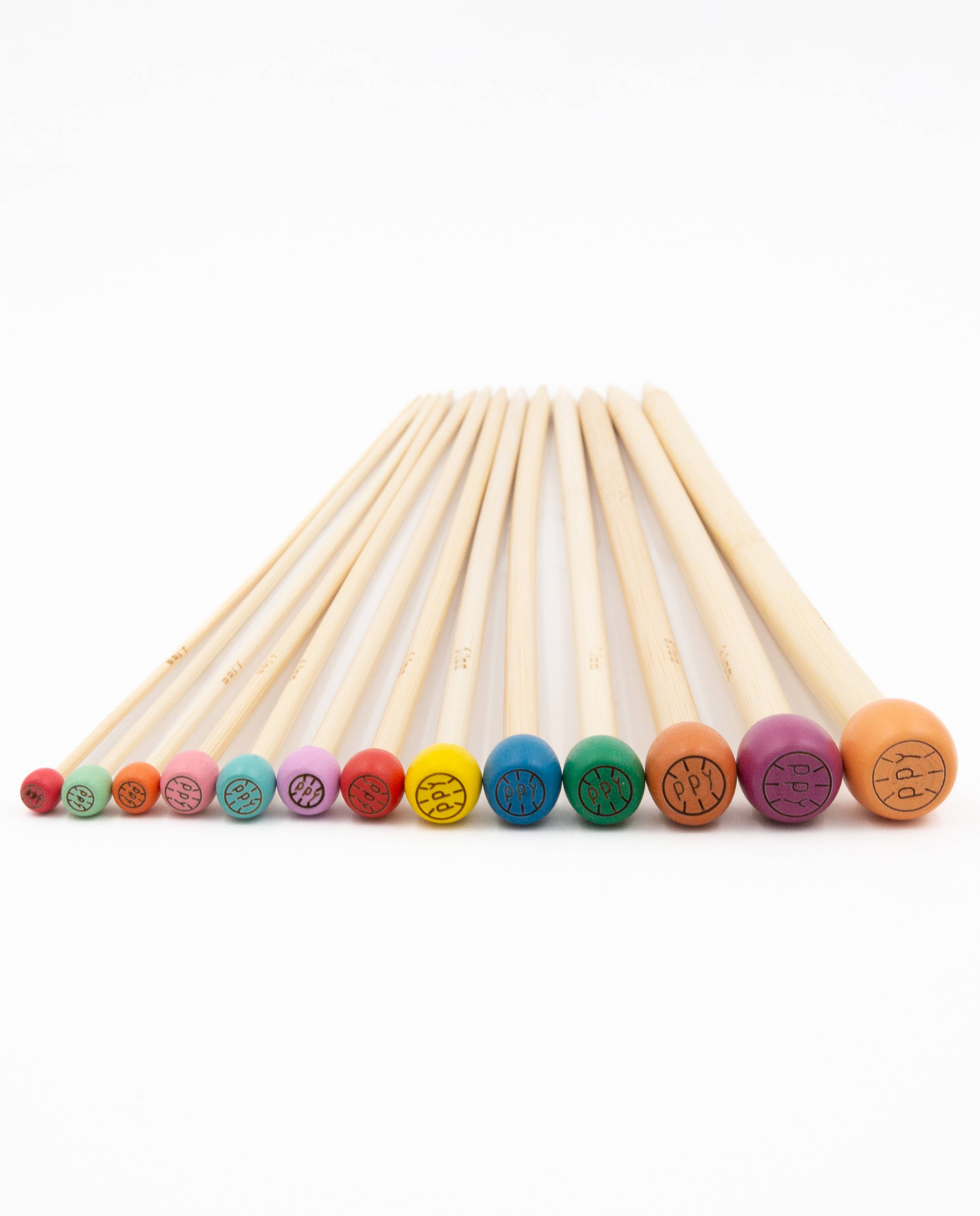 Aiguilles Droites 33 Cm Bambou