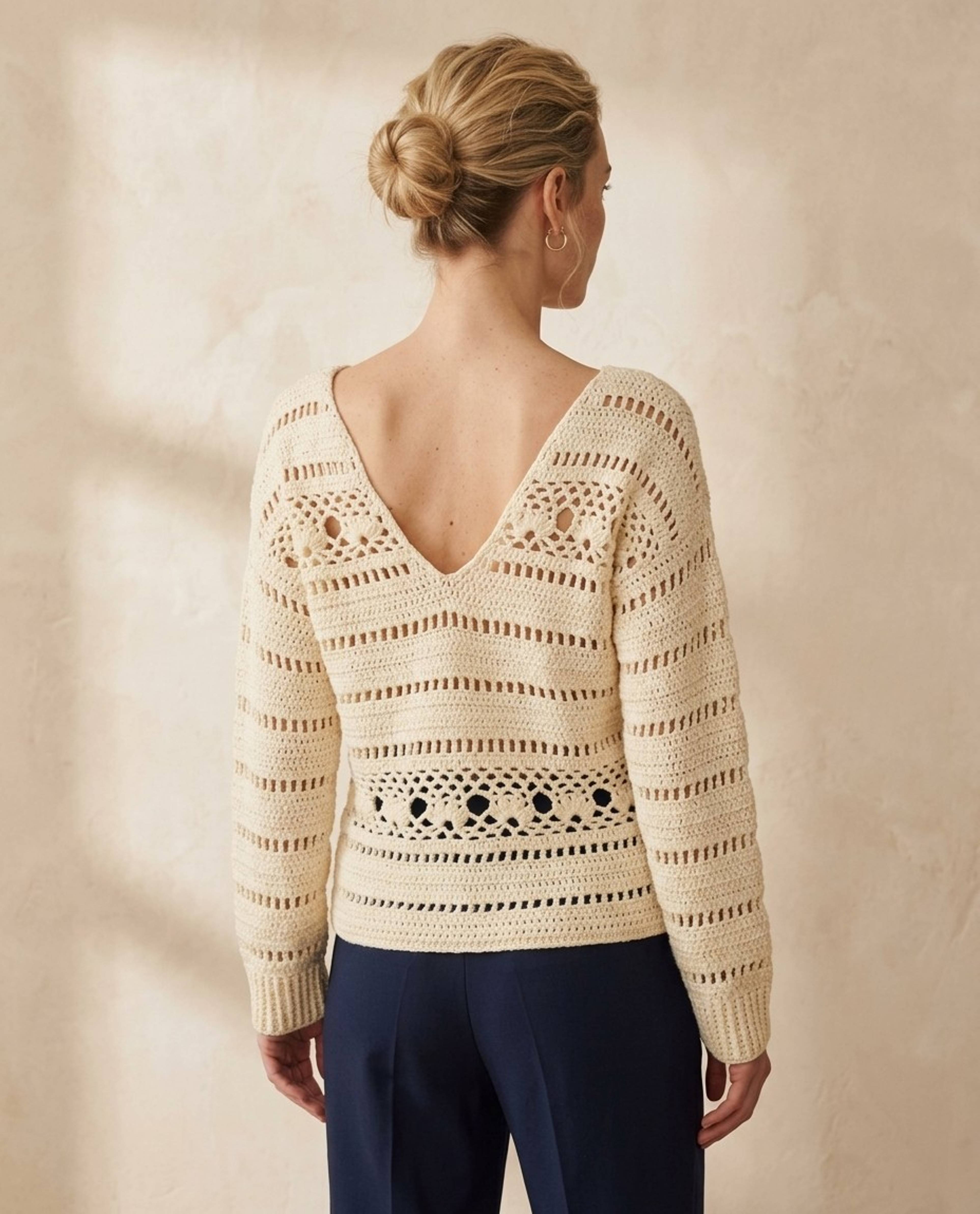 Modèle Pull Femme Blanca Phil Cabotine