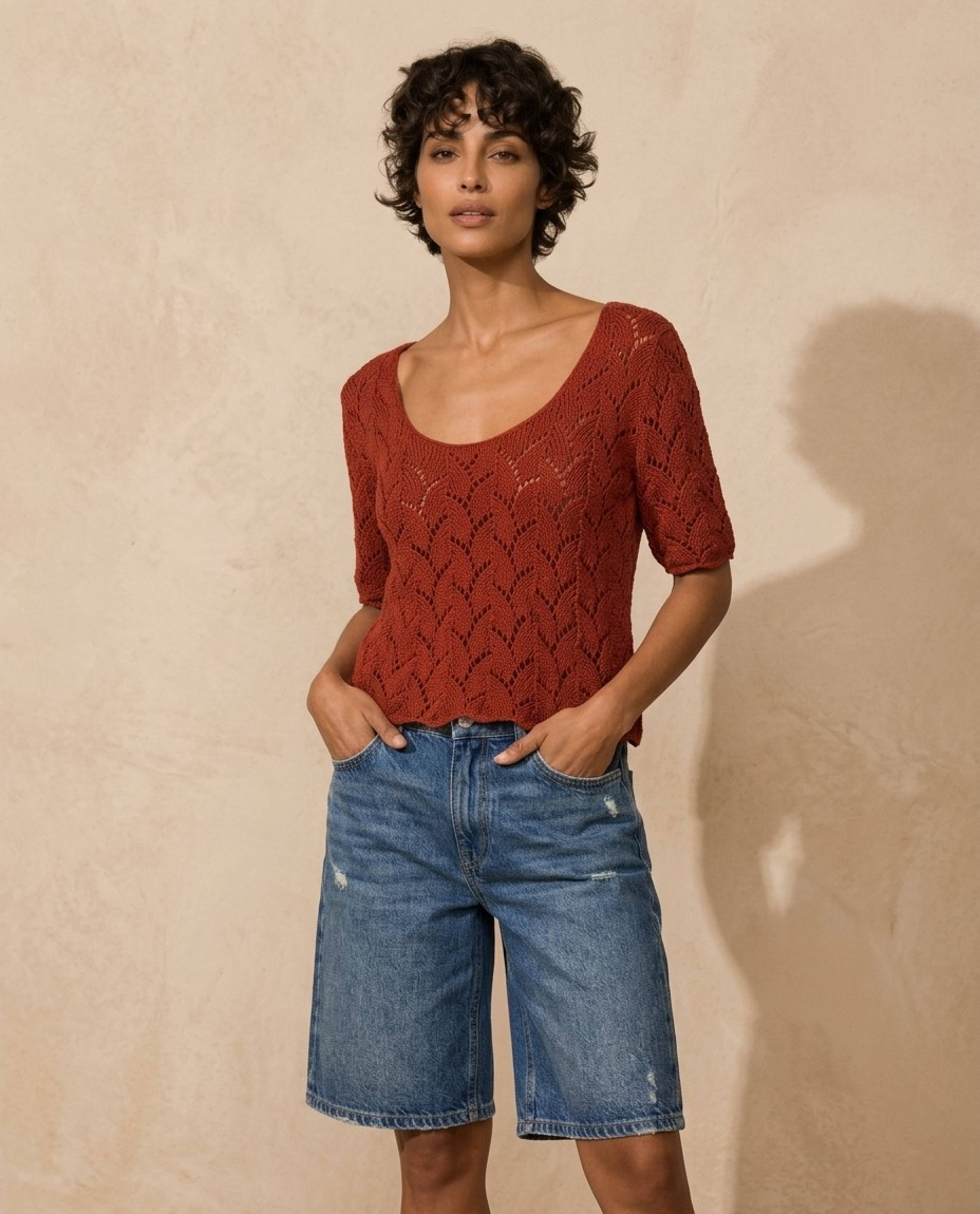 Cadaques Women's Sweater Pattern