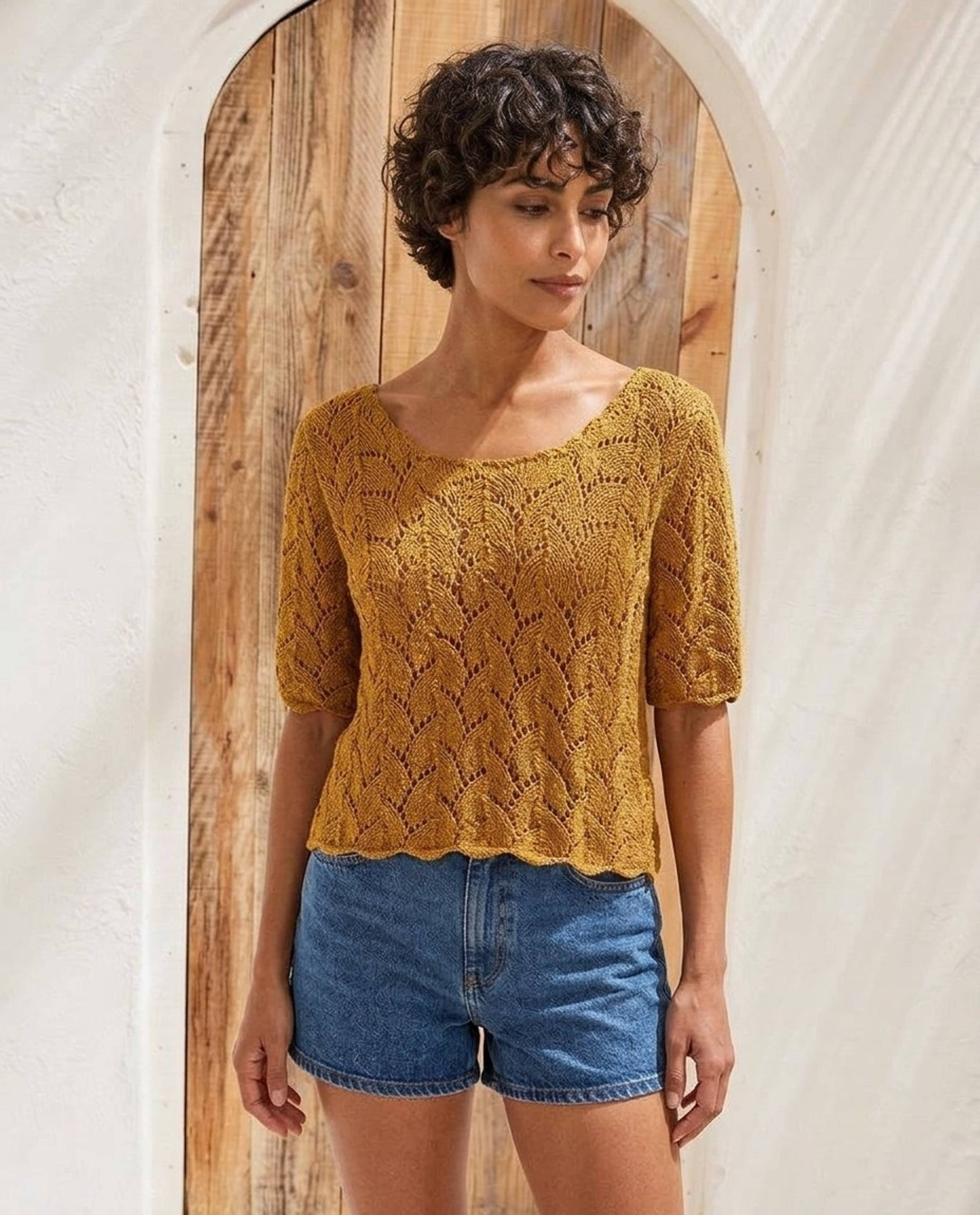 Cadaques Women's Sweater Pattern