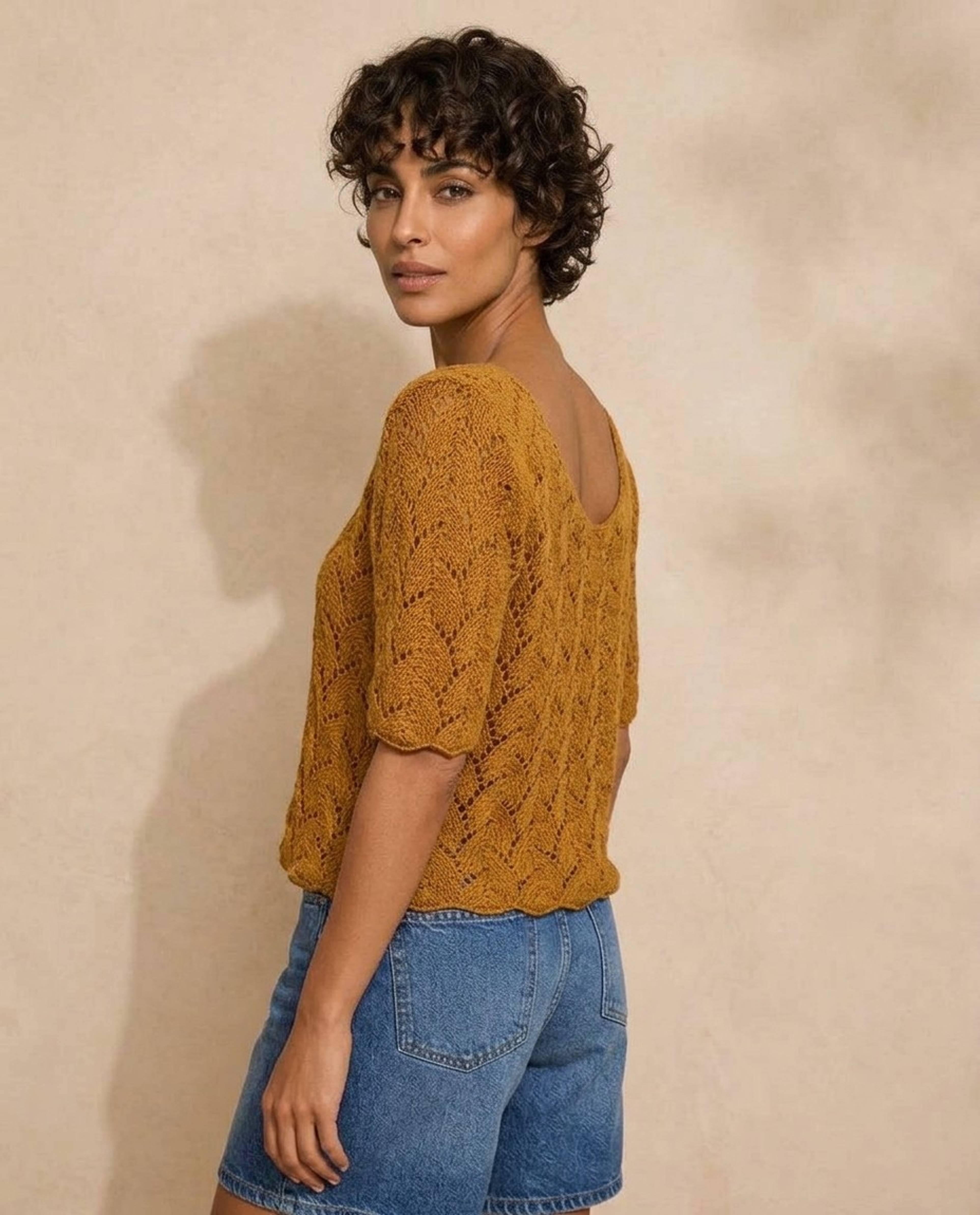 Cadaques Women's Sweater Pattern