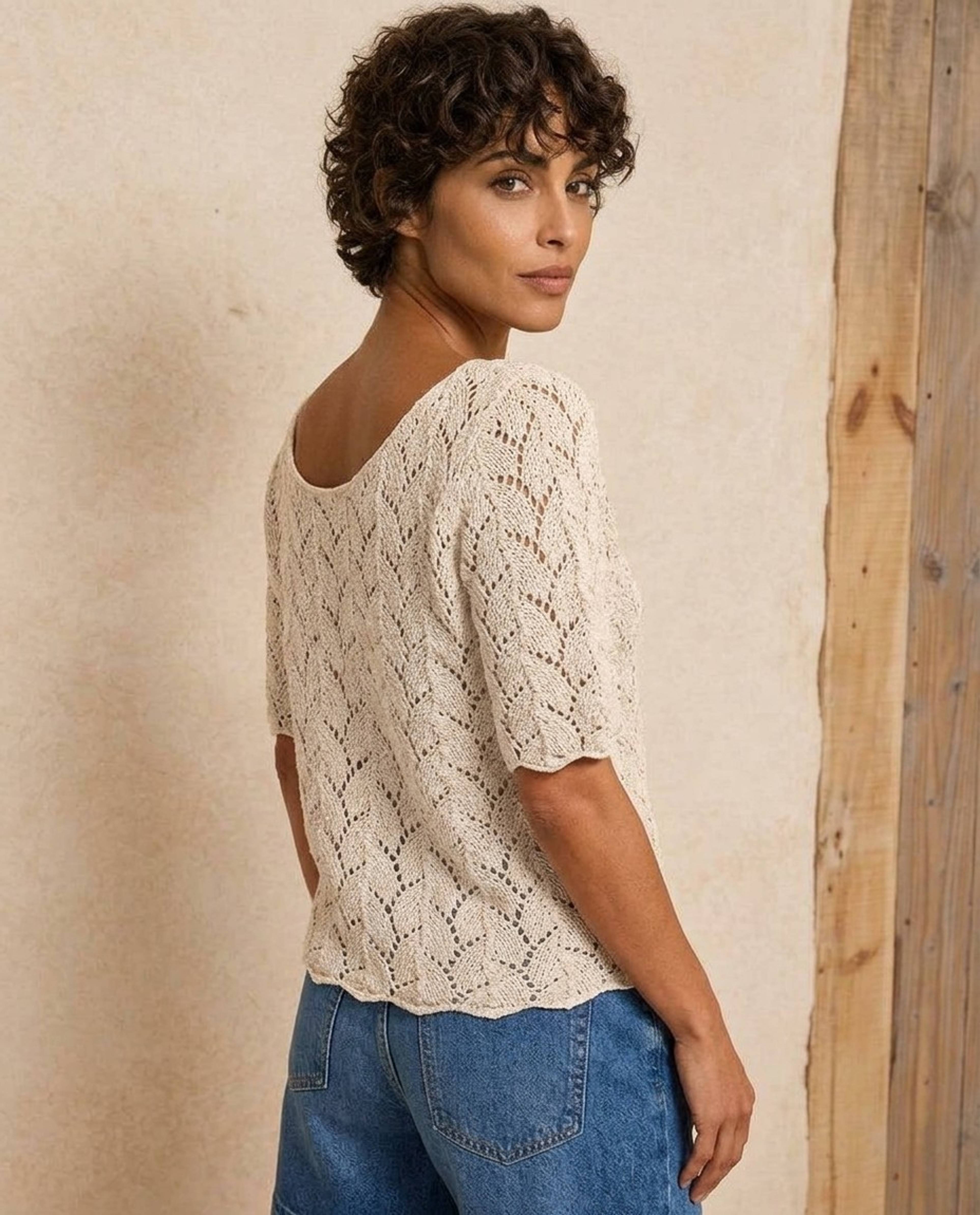 Cadaques Women's Sweater Pattern