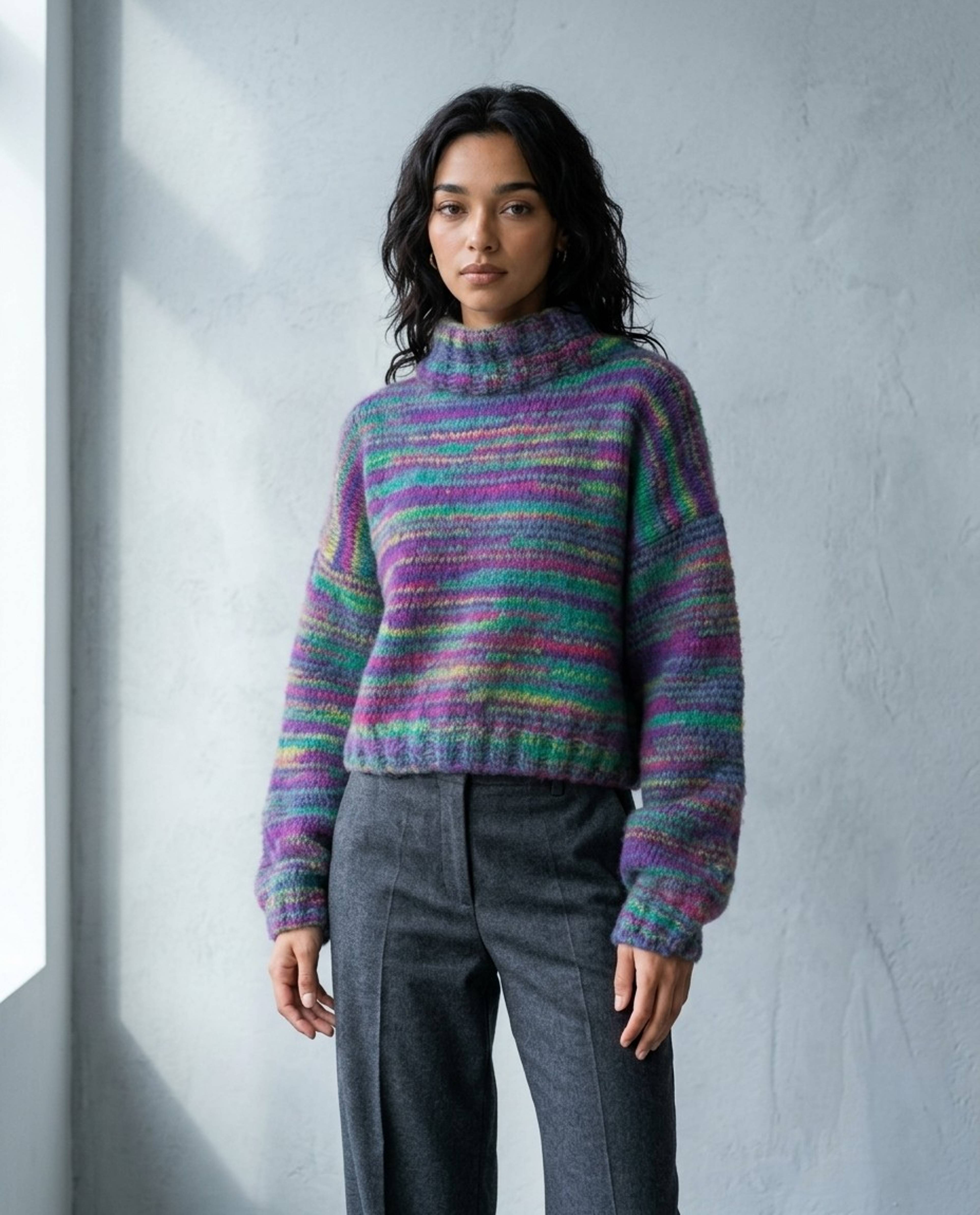 Modèle Pull Femme Marguerite
