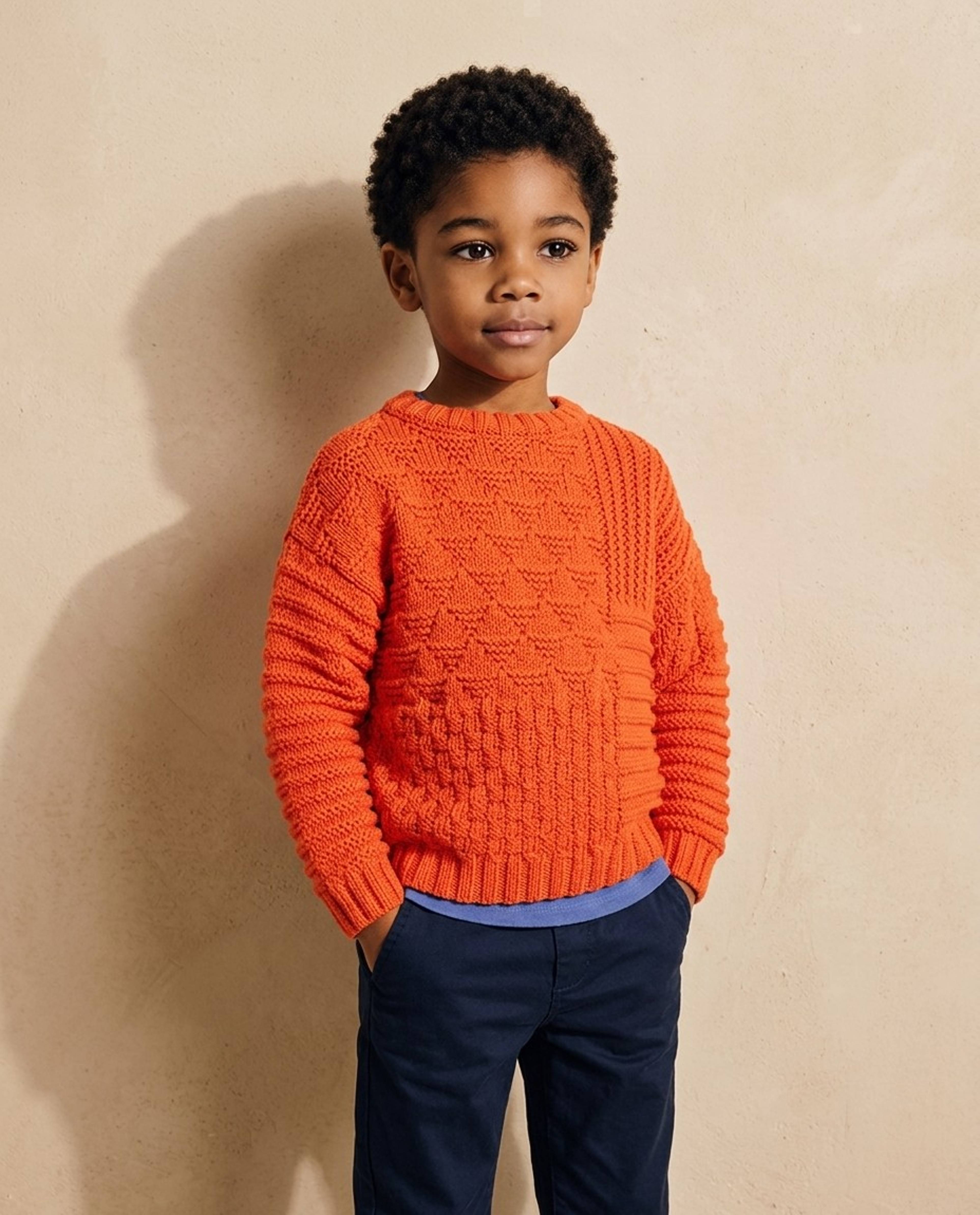 Modèle Pull Enfant Matthieu