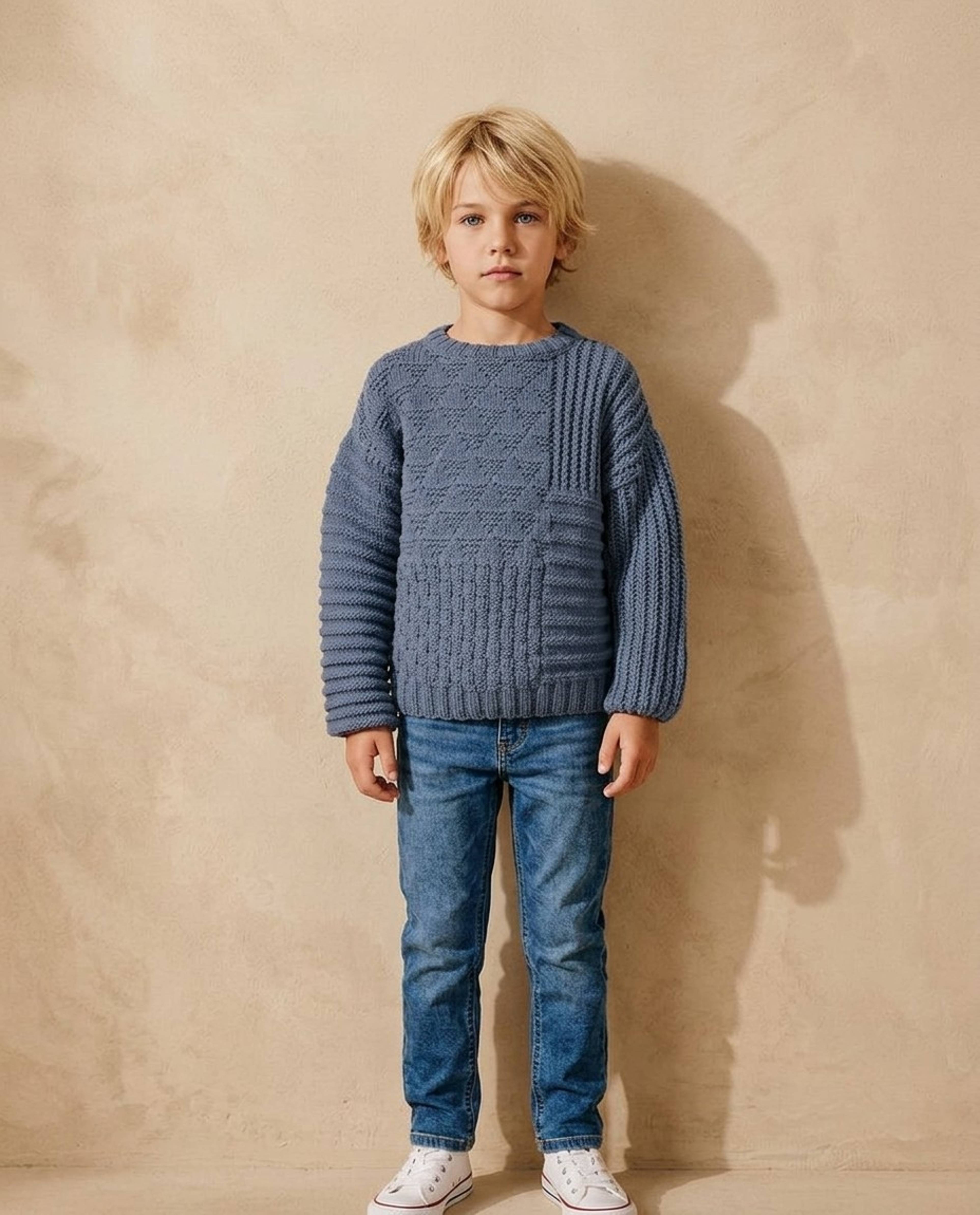 Modèle Pull Enfant Matthieu
