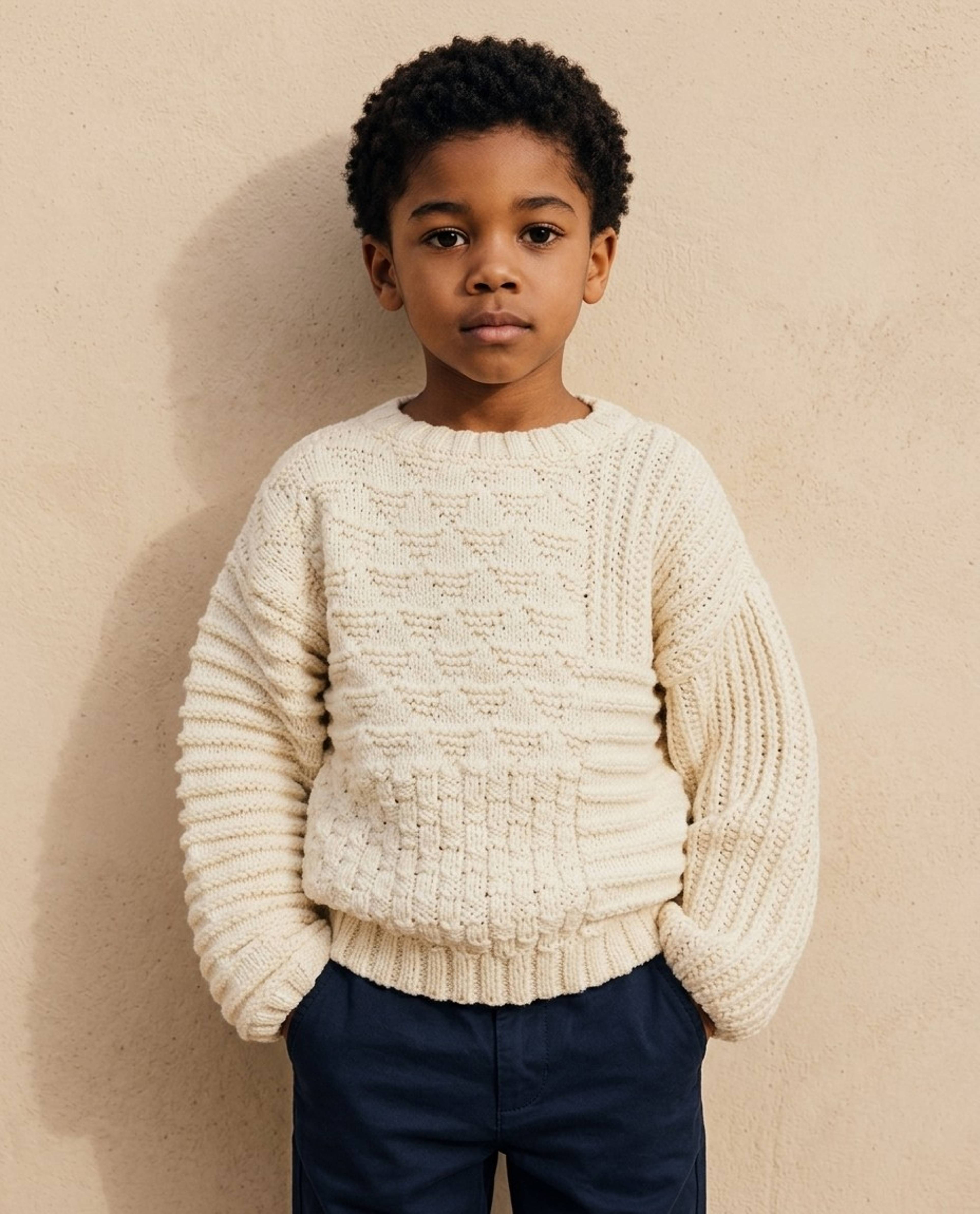 Modèle Pull Enfant Matthieu