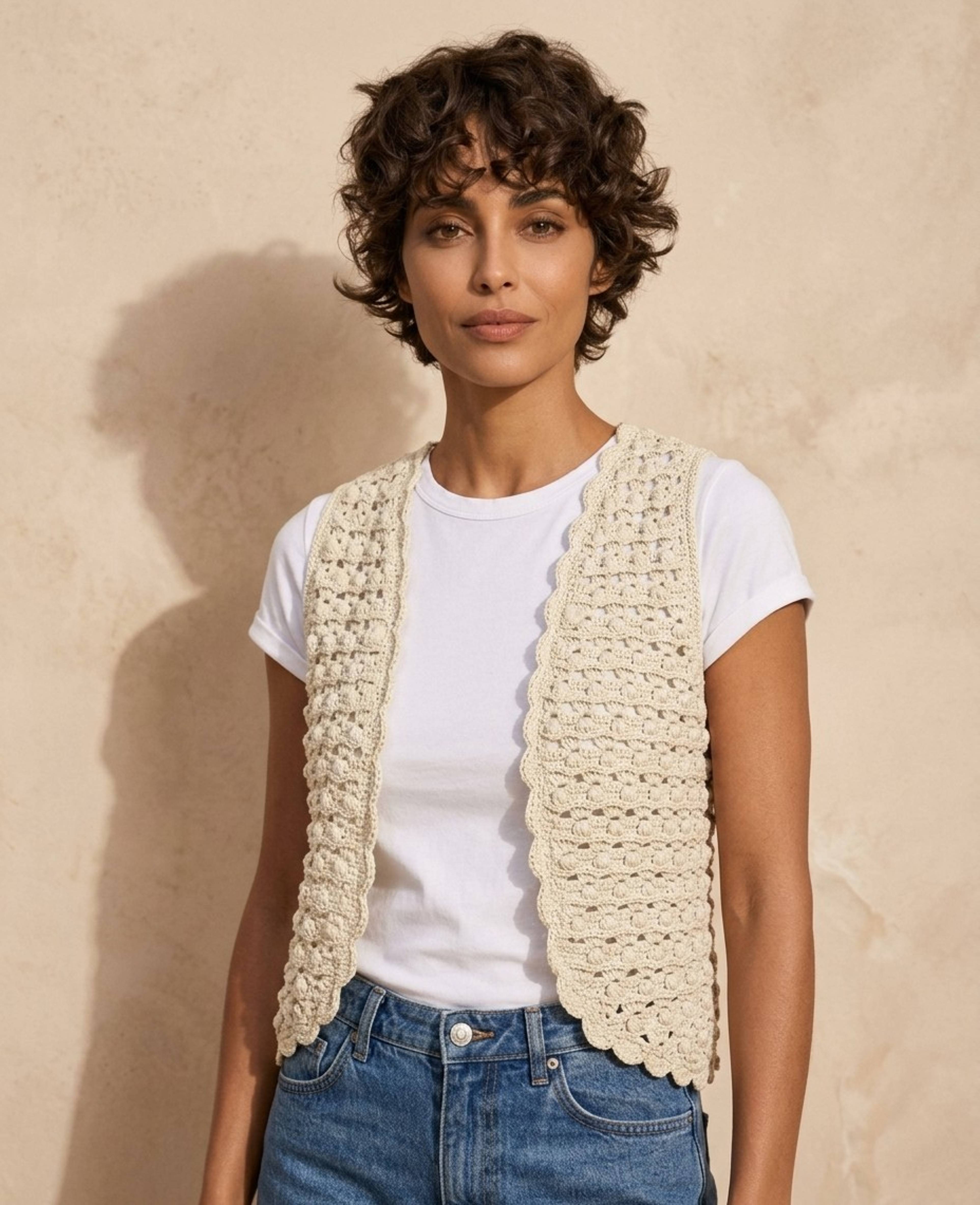 Modèle Gilet Femme Paige