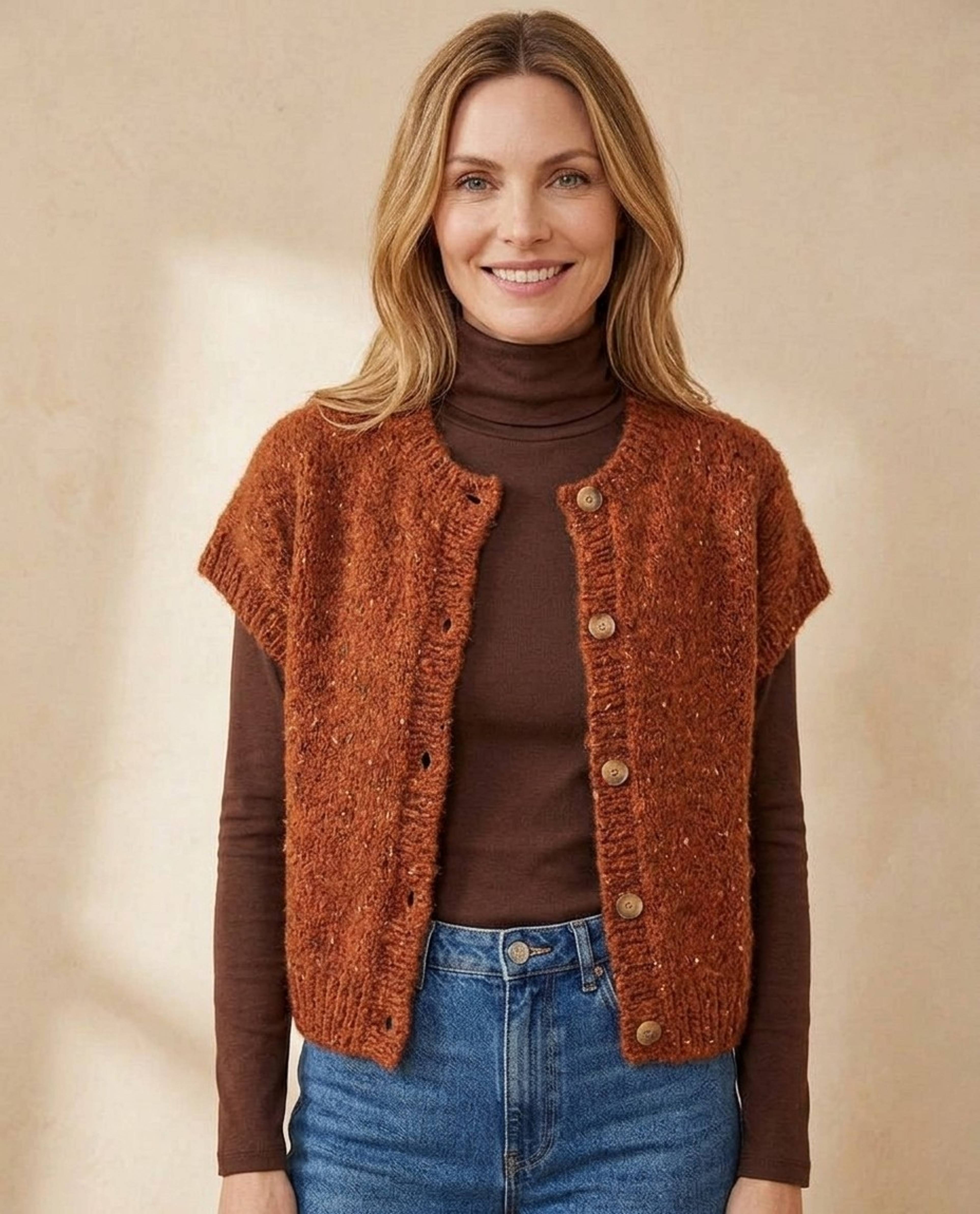 Modèle Gilet Femme Abby