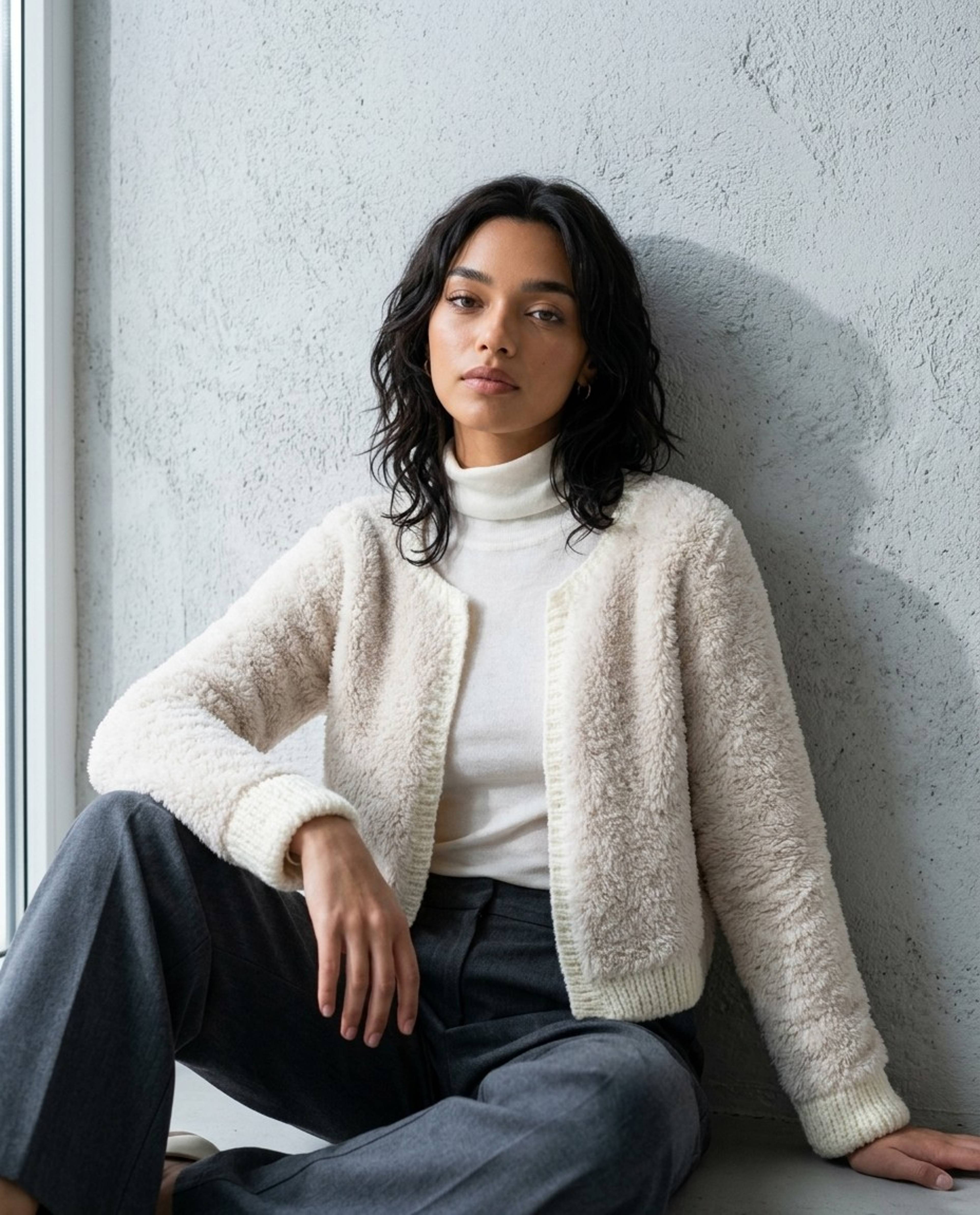 Women's Cardigan Model Kiss