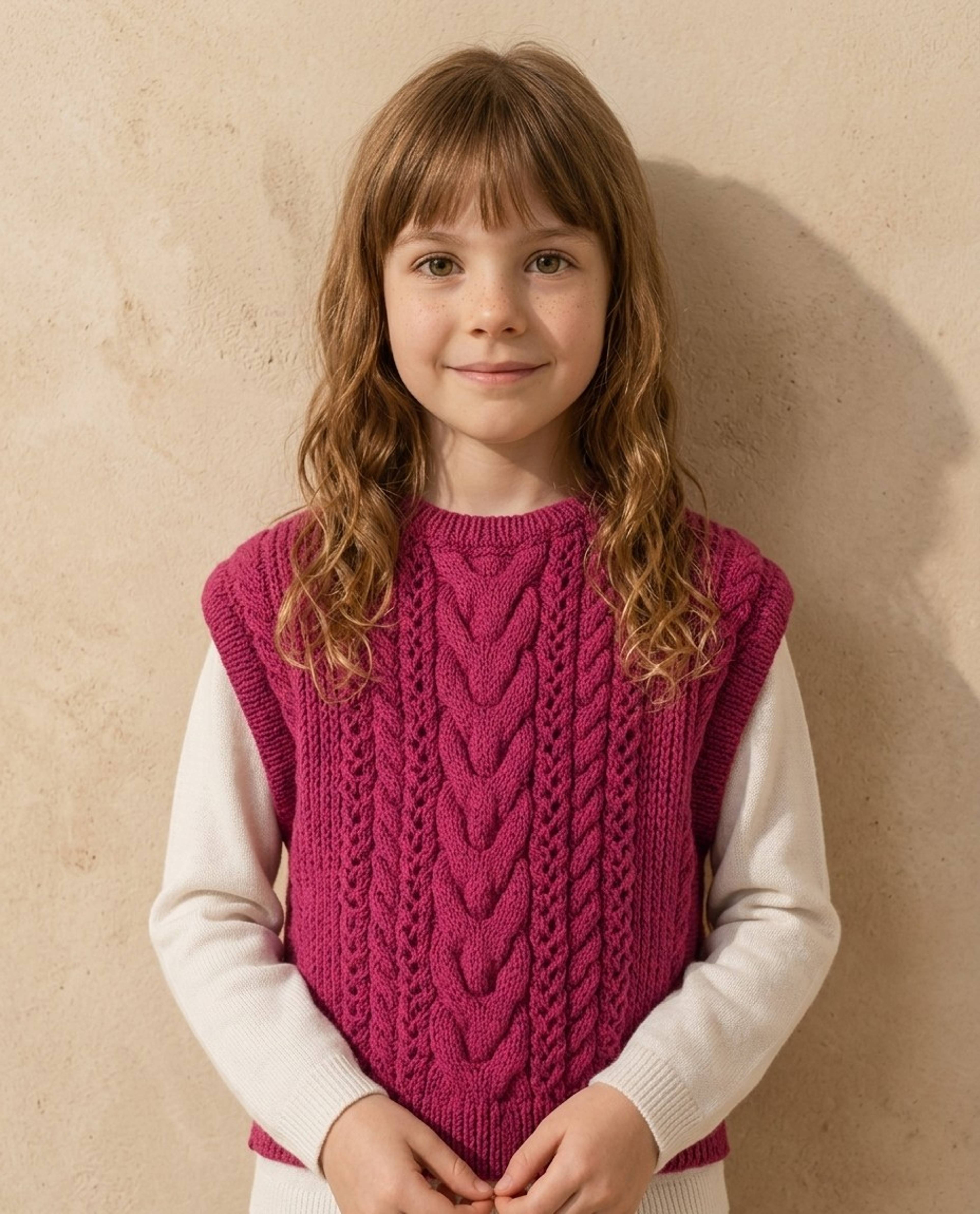 Modèle Plastron Fille Cindy
