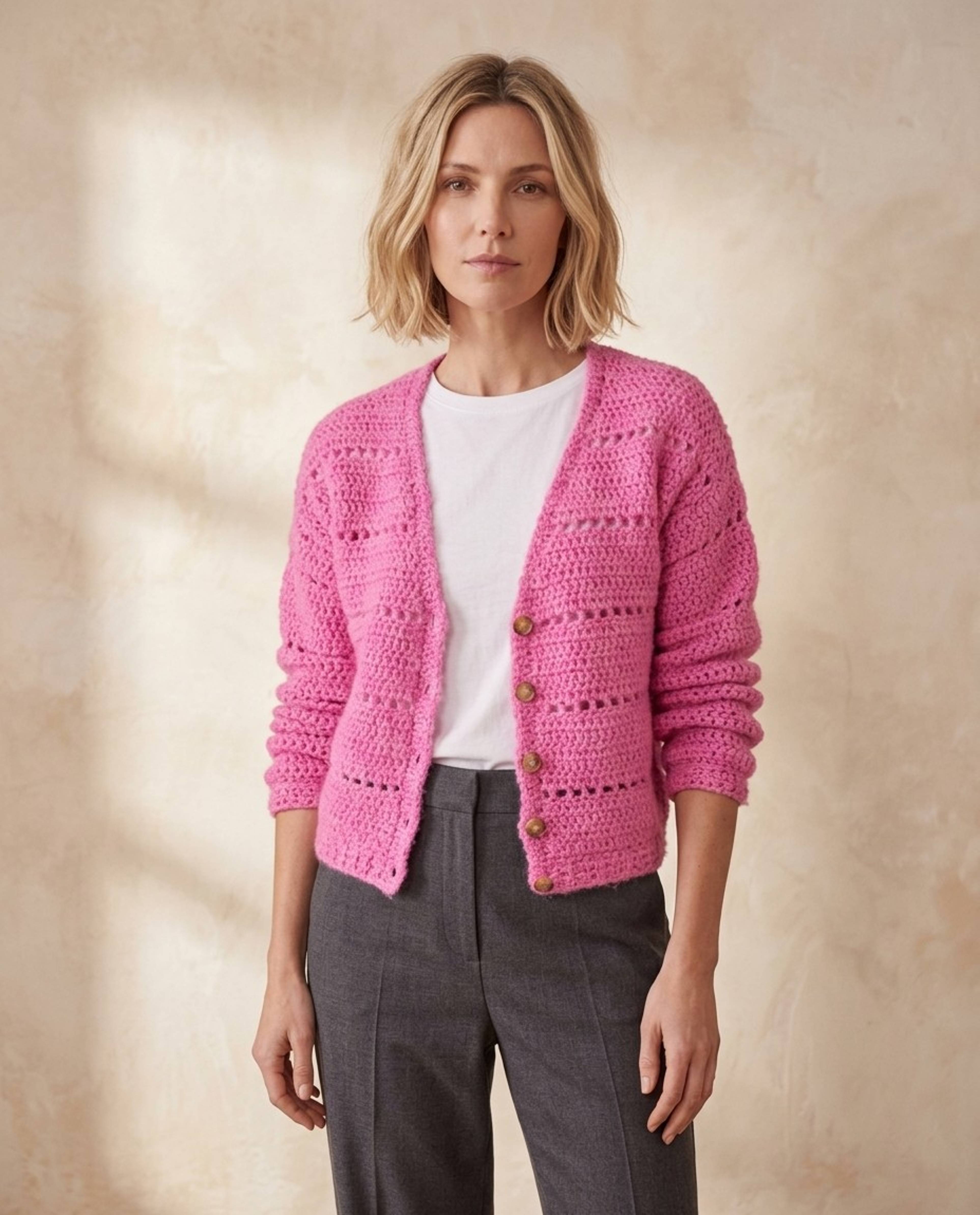 Modèle Gilet Femme Flora