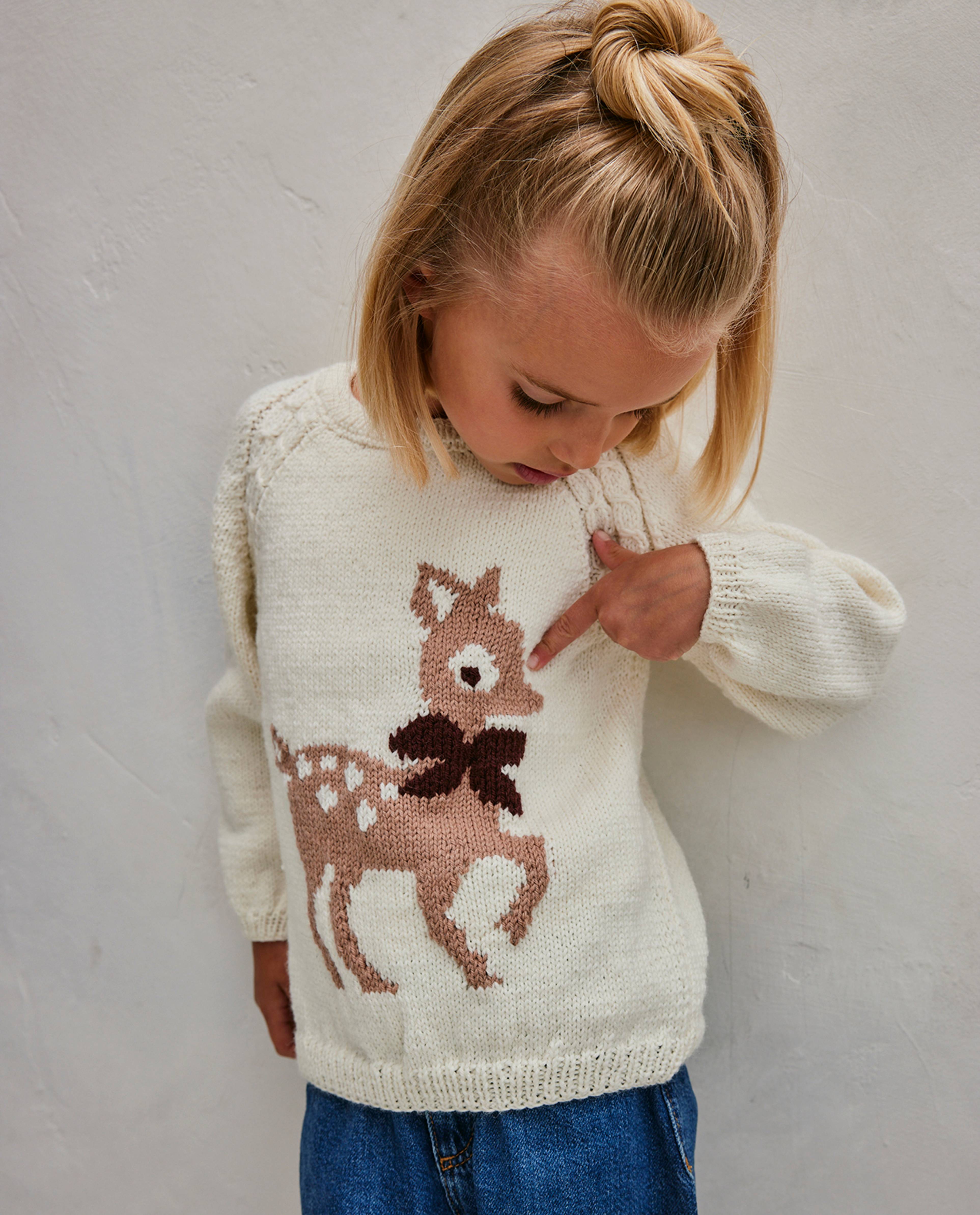 Modèle Pull Fille Prunelle